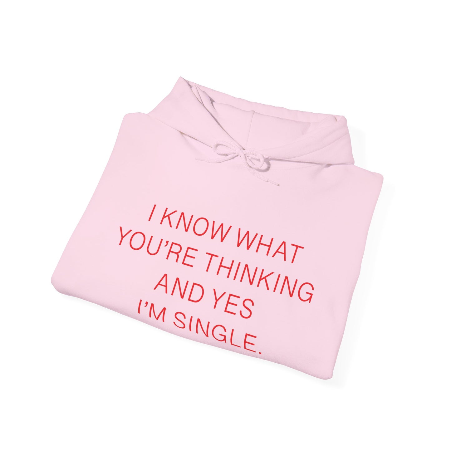 "I Am Single" Heavy Blend™ Hoodie Sweatshirt (Unisex)