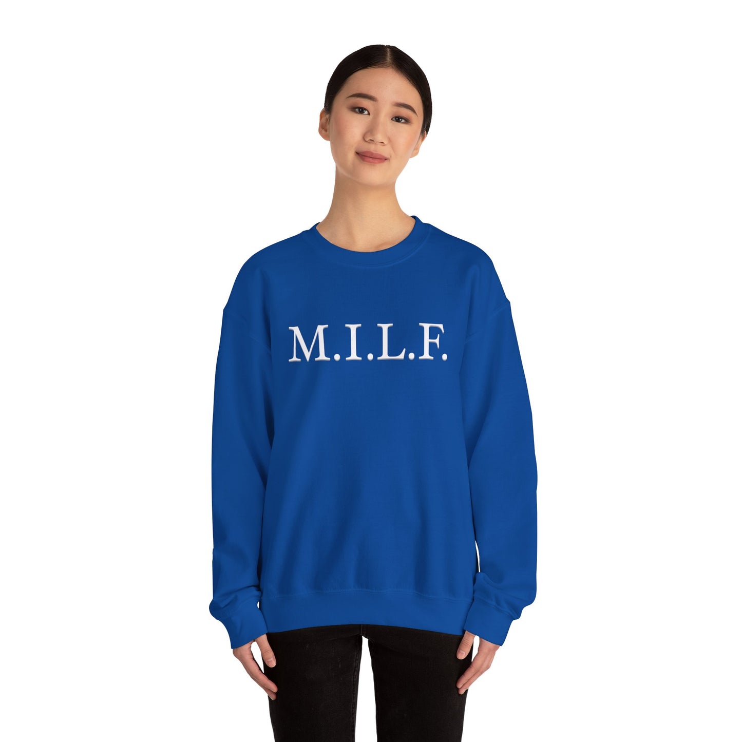 M.I.L.F. Heavy Blend™ Women's Crewneck Sweatshirt