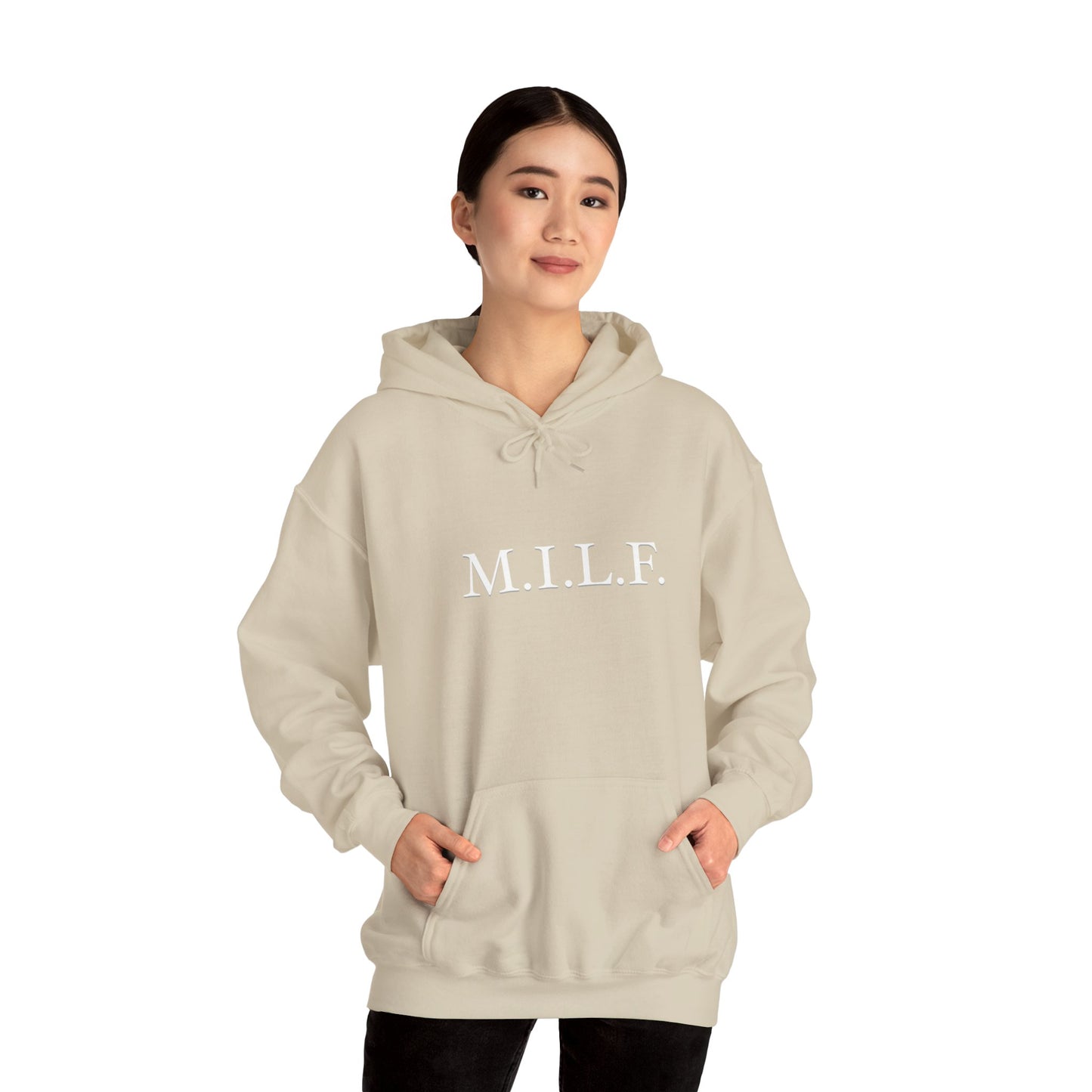 "M.I.L.F." Women's Heavy Blend™ Hoodie Sweatshirt (Unisex)