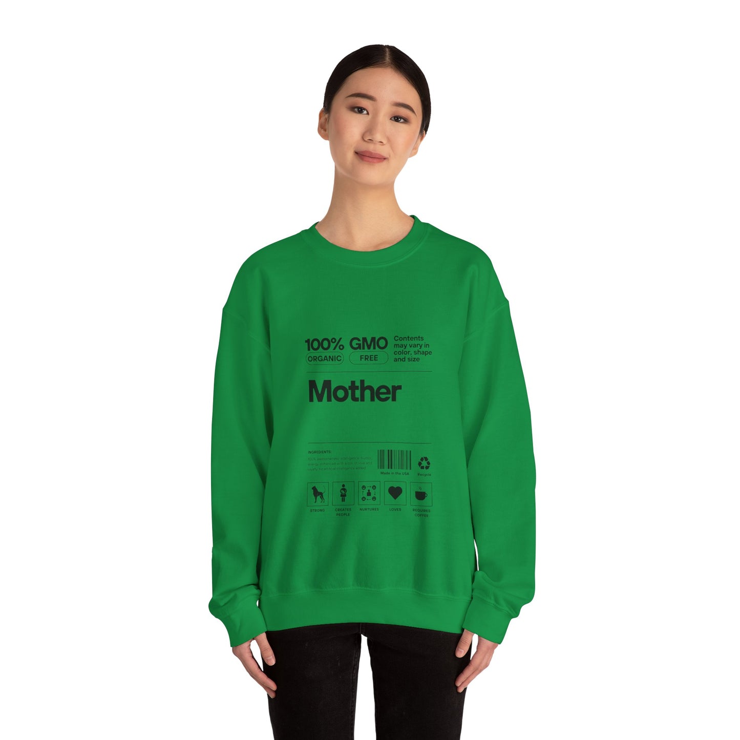 "Mother" List Of Ingredients Women's Heavy Blend™ Crewneck Sweatshirt
