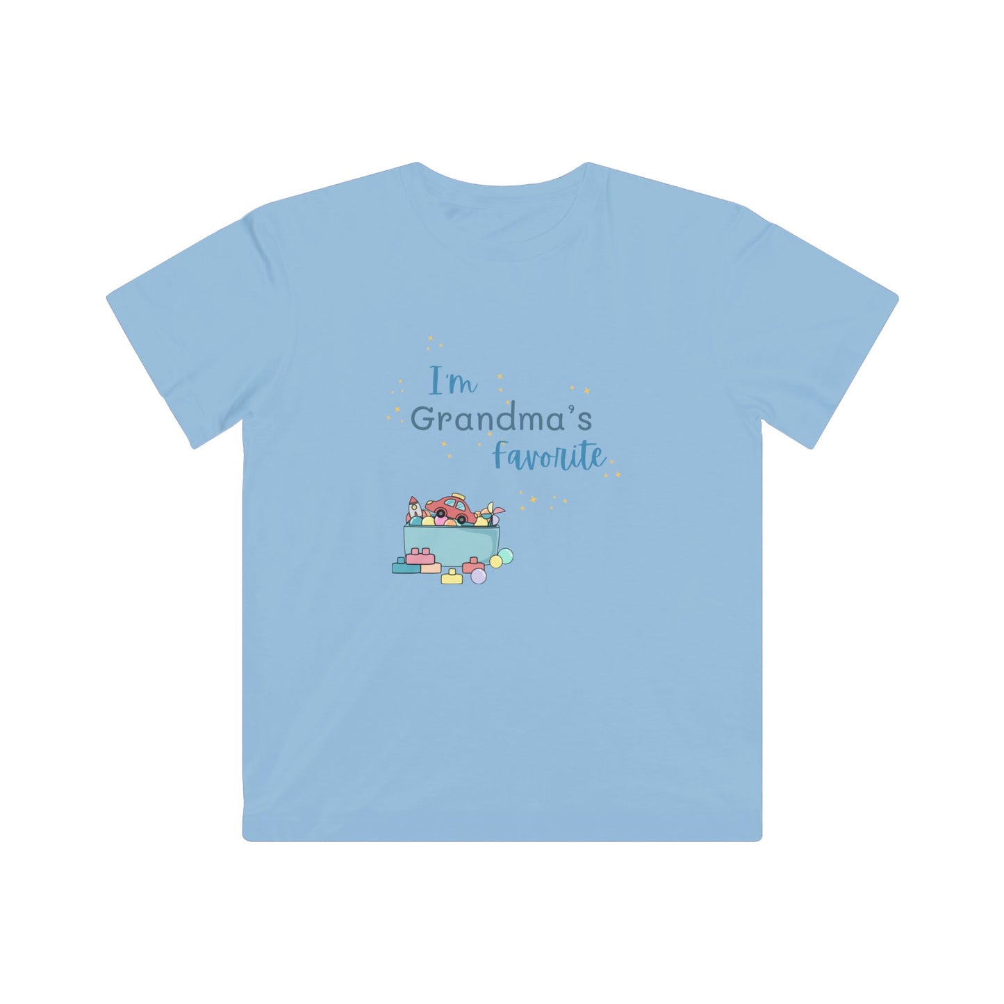 "I'm Grandma's Favorite" Kids Fine Jersey Tee (Unisex)
