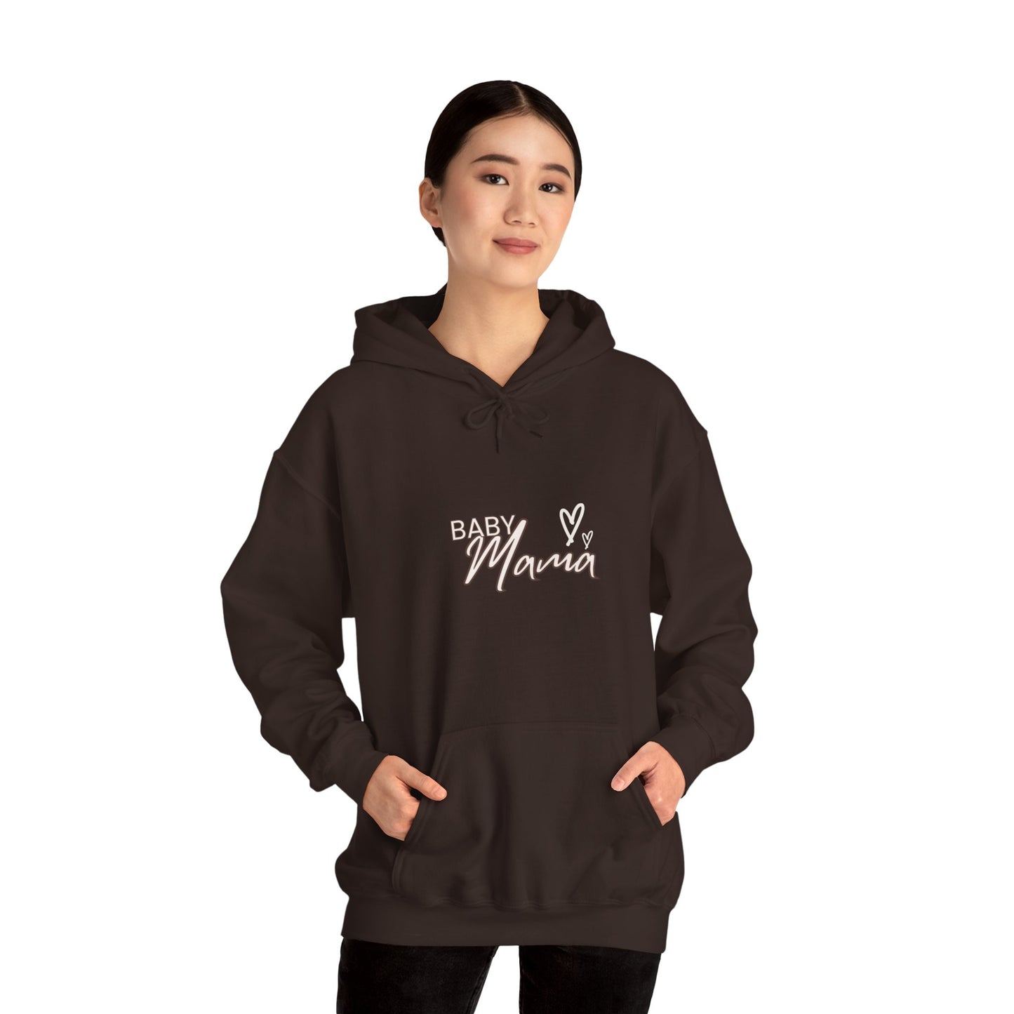 "Baby Mama" Heavy Blend™ Women's Hoodie Sweatshirt