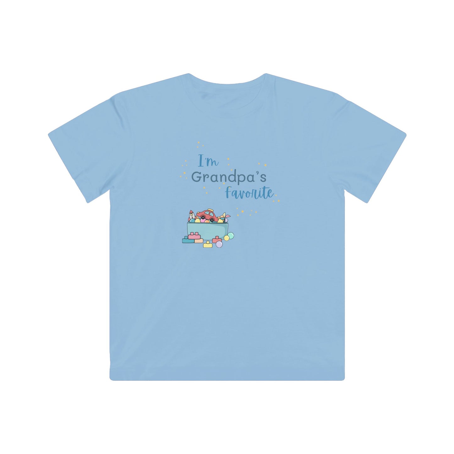 "I'm Grandpa's Favorite" Kids Fine Jersey Tee (Unisex)