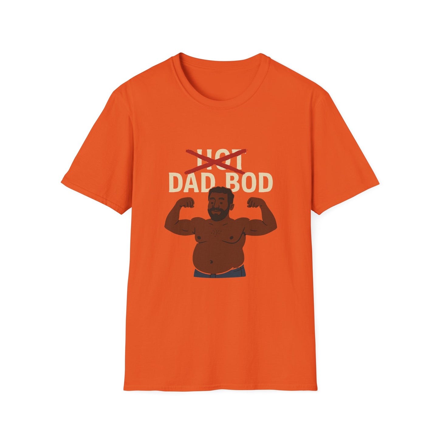 Vintage Hot Dad Bod Softstyle T-Shirt