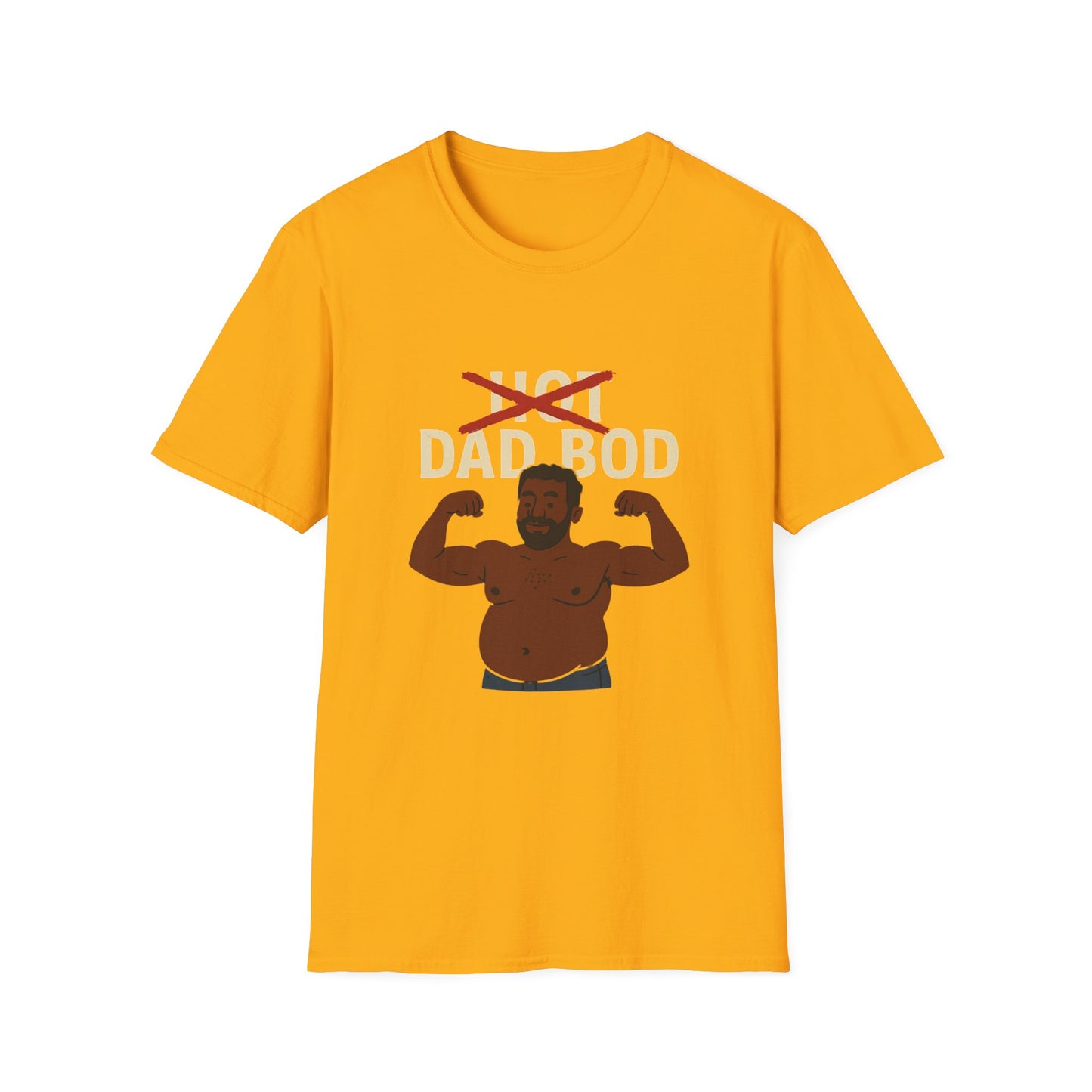 Vintage Hot Dad Bod Softstyle T-Shirt