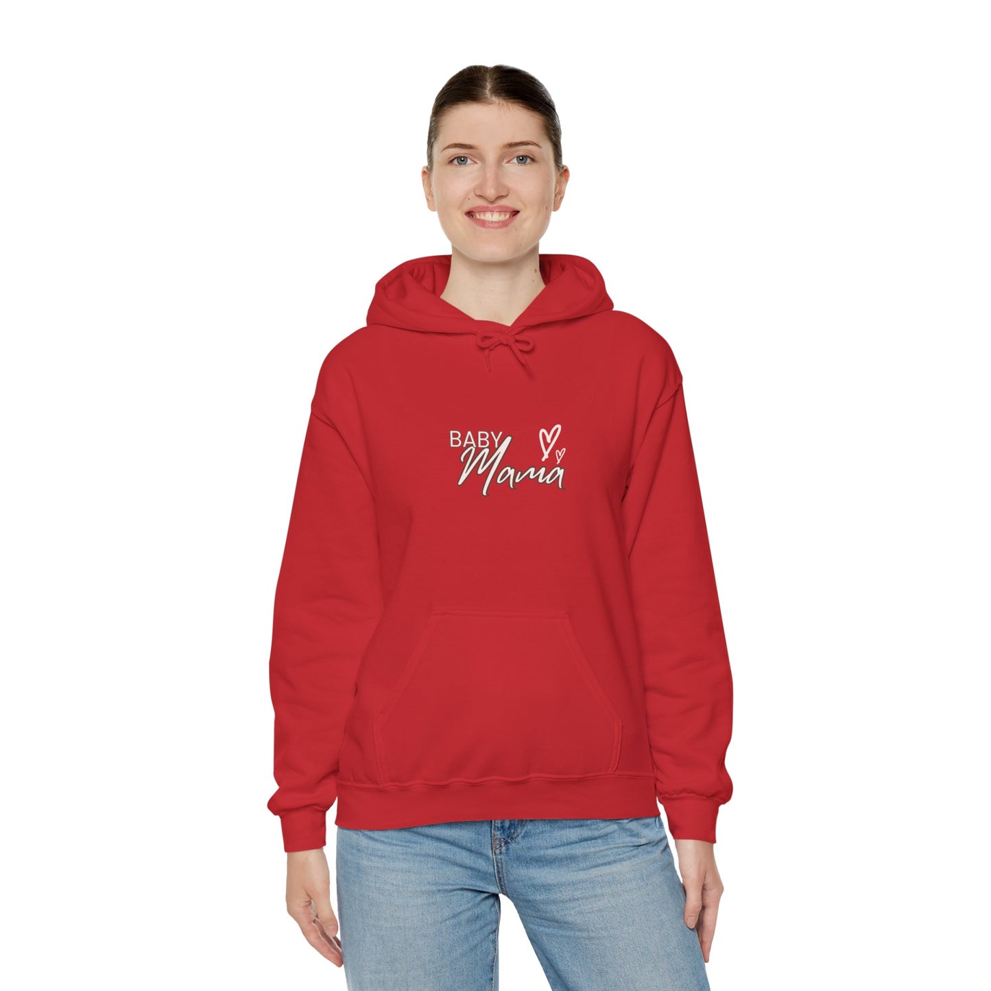 "Baby Mama" Heavy Blend™ Women's Hoodie Sweatshirt