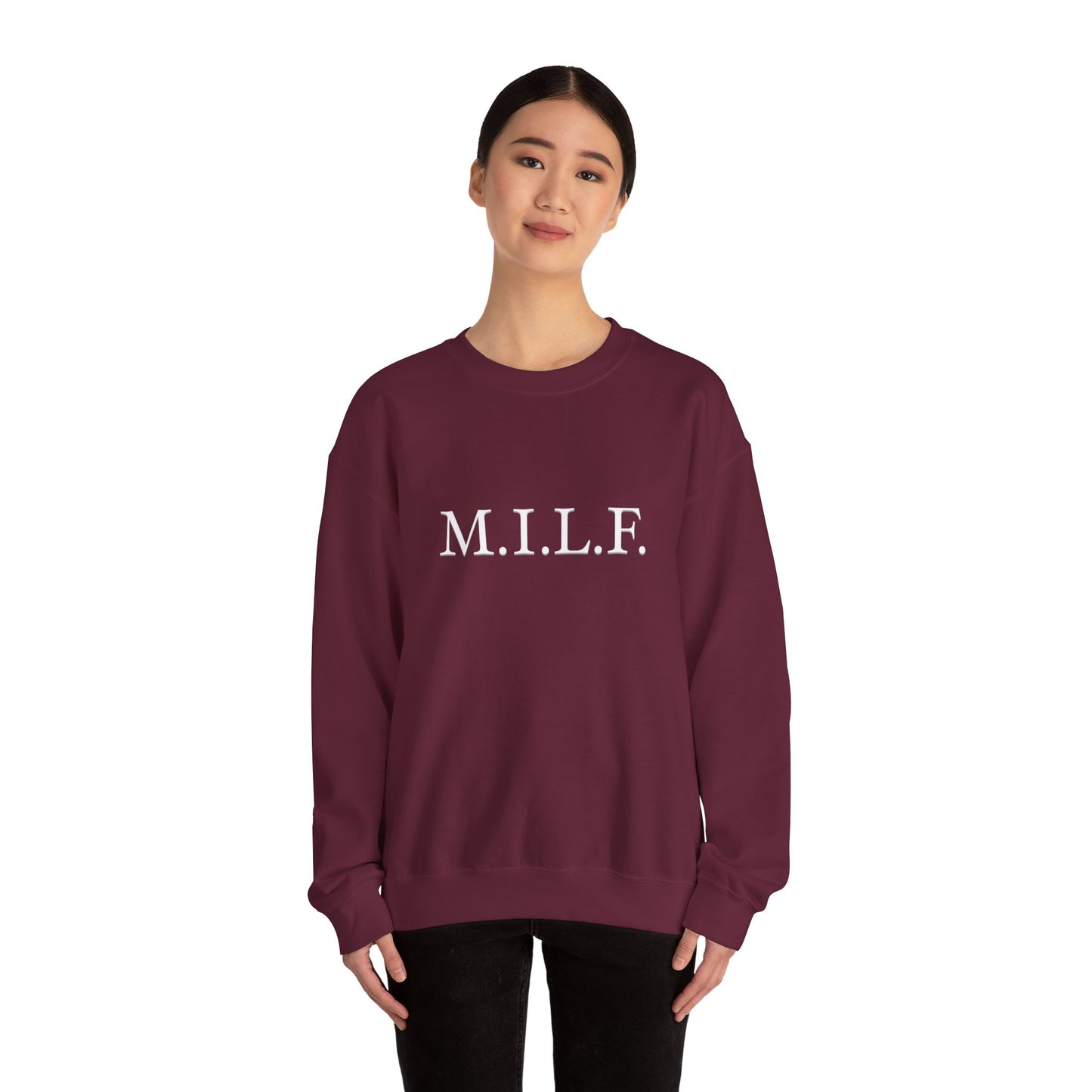M.I.L.F. Heavy Blend™ Women's Crewneck Sweatshirt