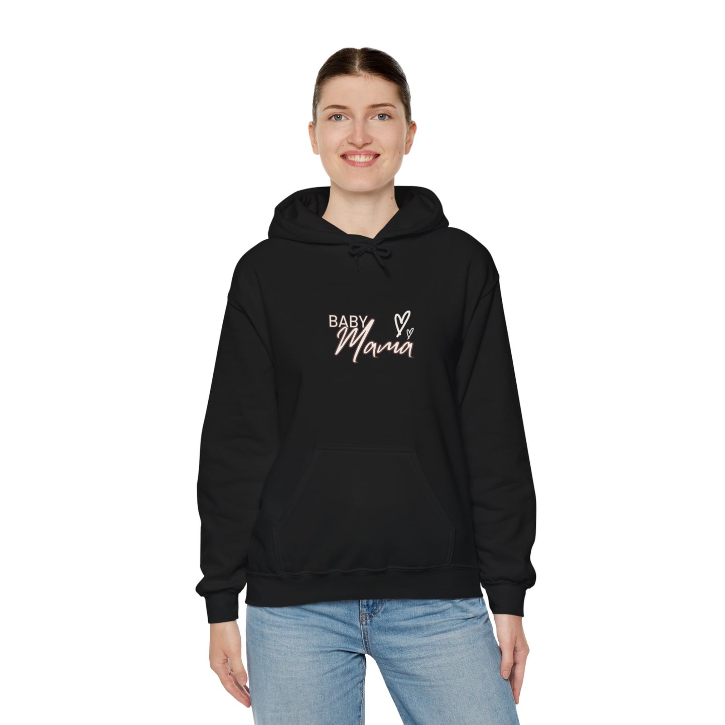 "Baby Mama" Heavy Blend™ Women's Hoodie Sweatshirt