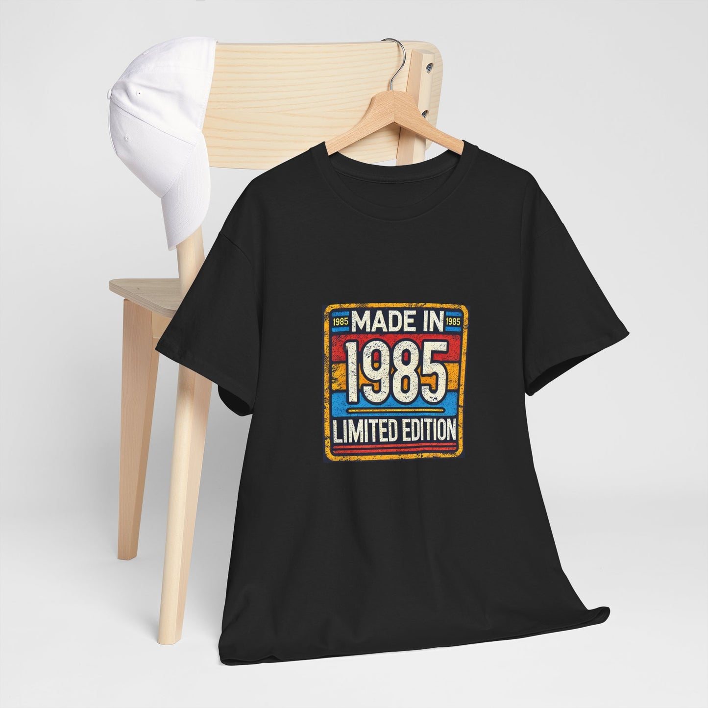 "Made In 1985 Label" 100% Cotton Limited Edition T-Shirt (Unisex)
