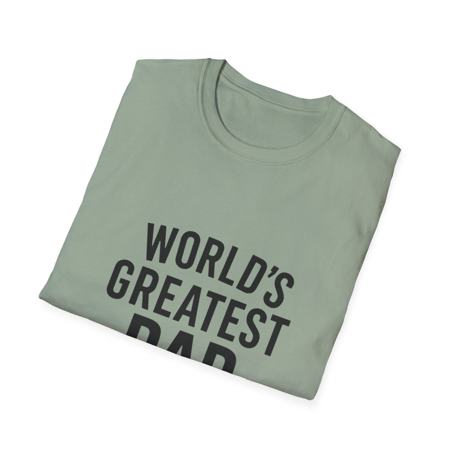 Vintage World's Greatest Dad Est 1955 Softstyle T-Shirt