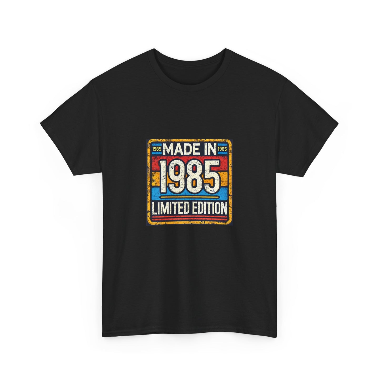 "Made In 1985 Label" 100% Cotton Limited Edition T-Shirt (Unisex)