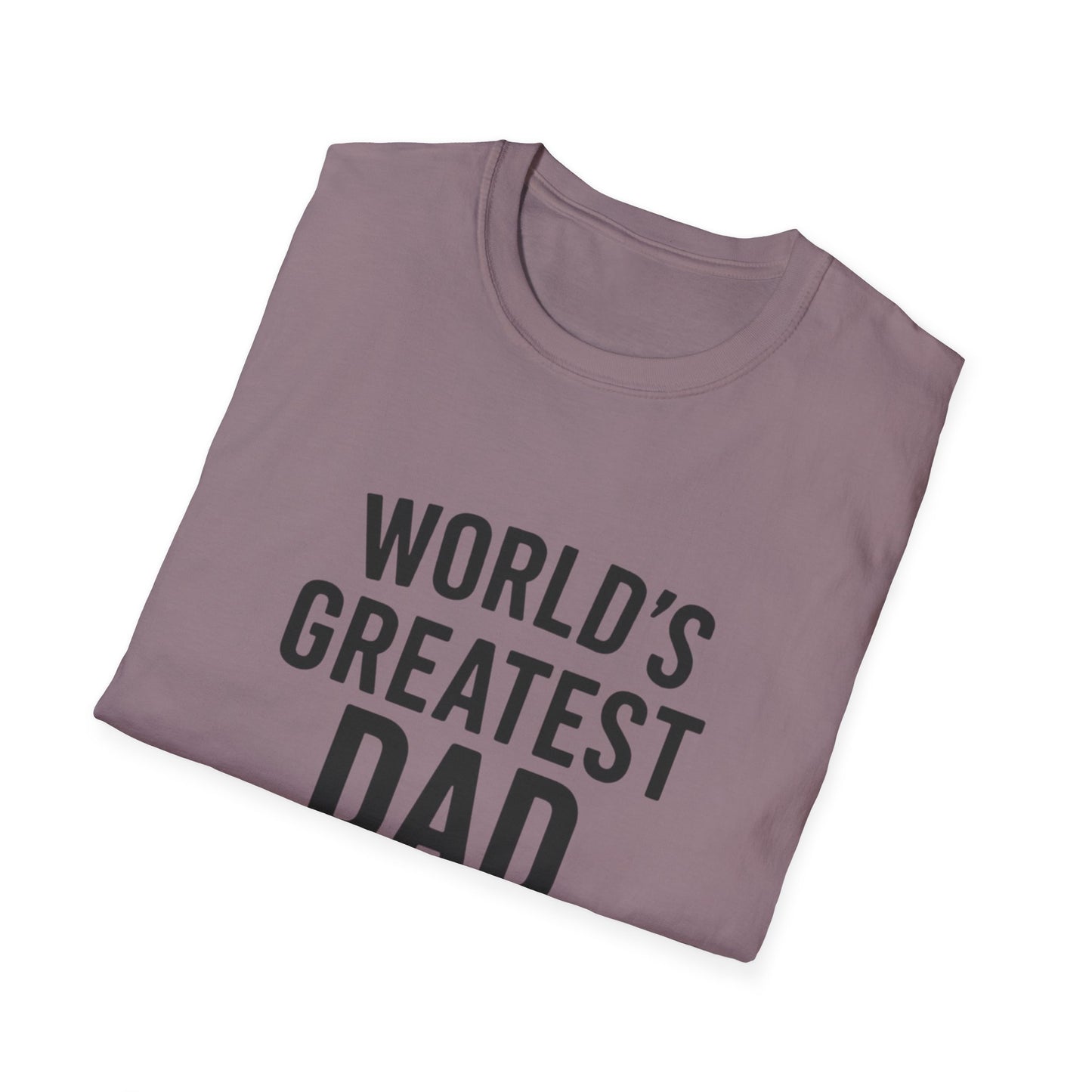Vintage World's Greatest Dad Est 1990 Softstyle T-Shirt