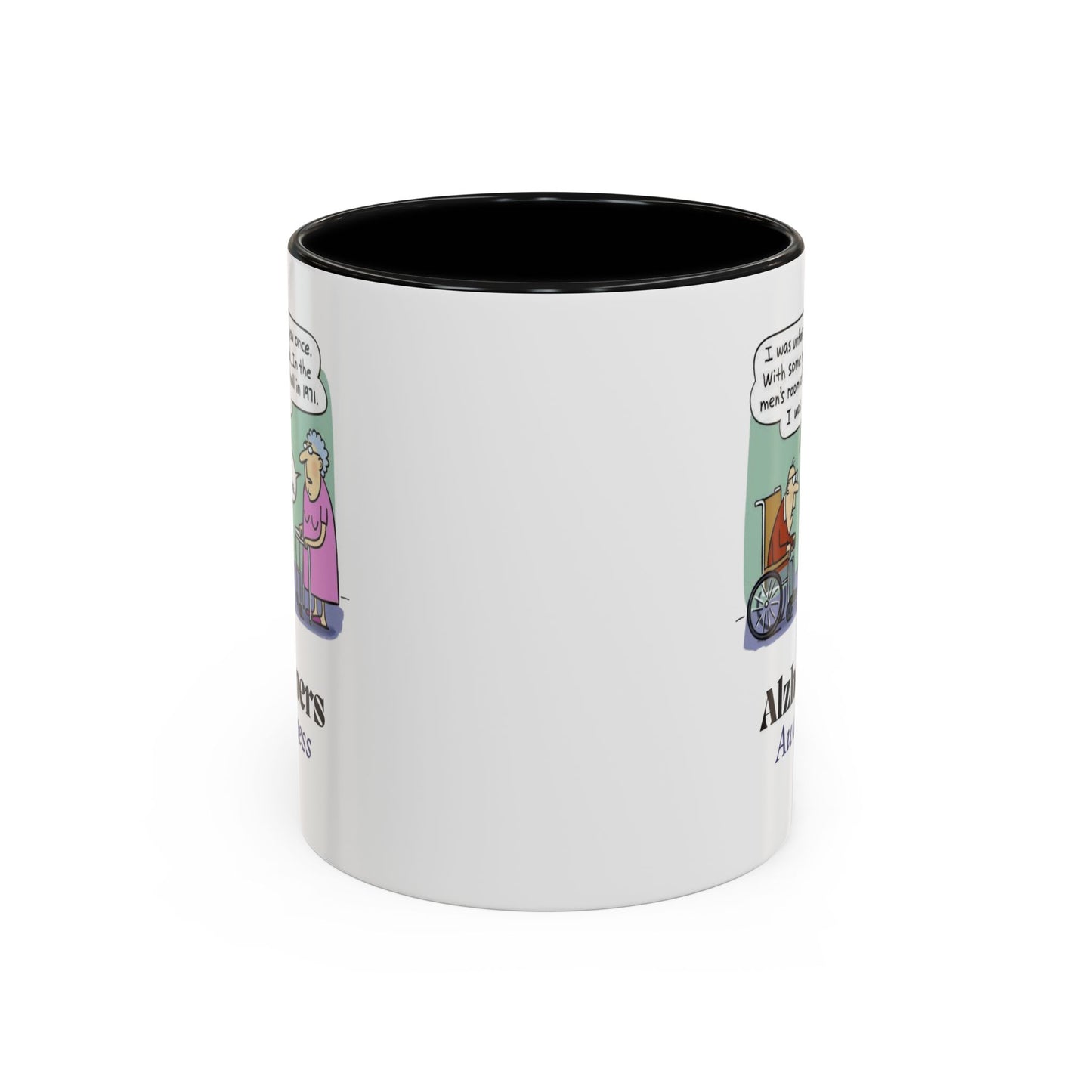 "Alzheimers Awareness" Accent Coffee Mug, 11 Oz and 15 Oz