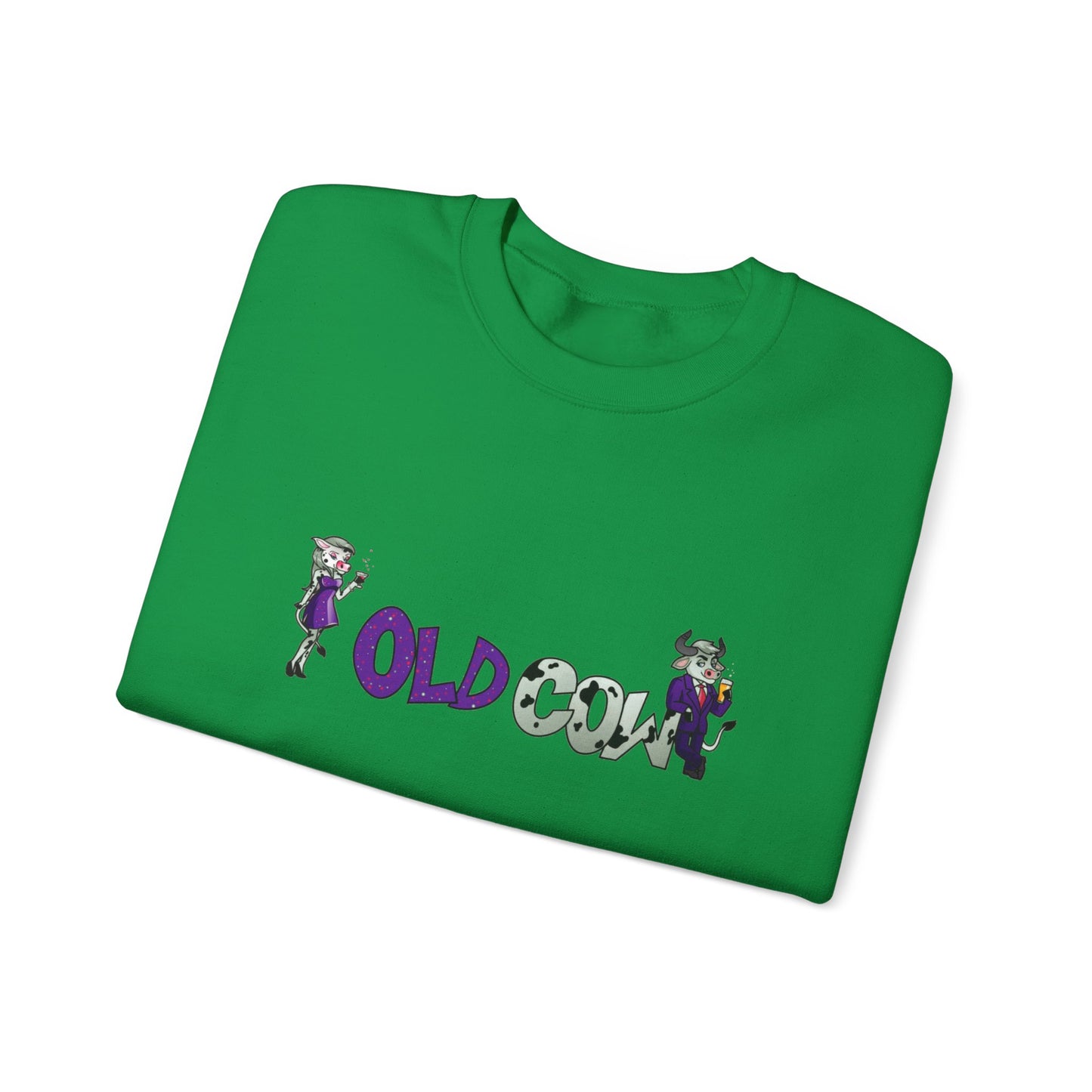 "Old Cow" Heavy Blend™ Crewneck Sweatshirt (Unisex)