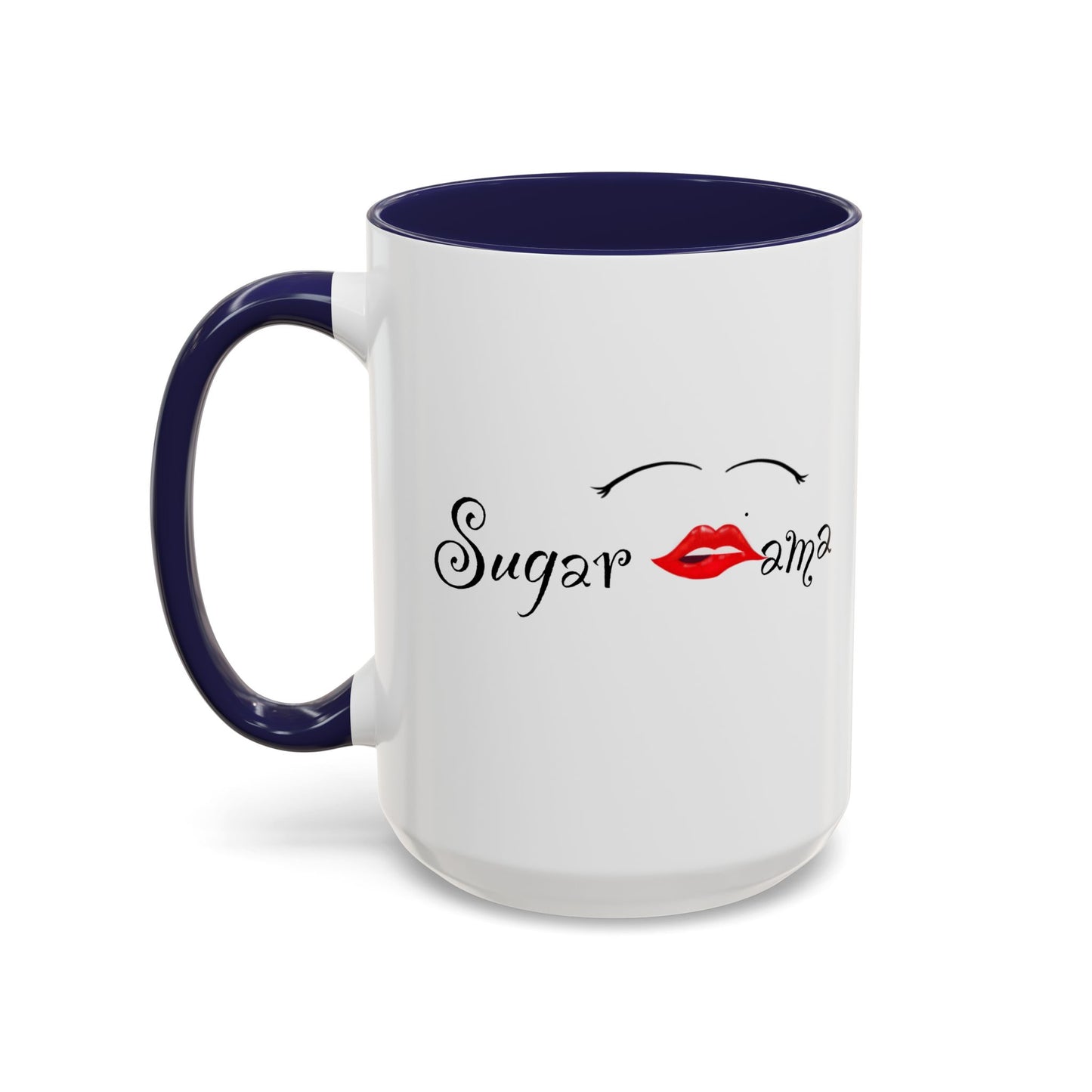 "Sugar Mama" Accent Coffee Mug, 11 Oz and 15 Oz