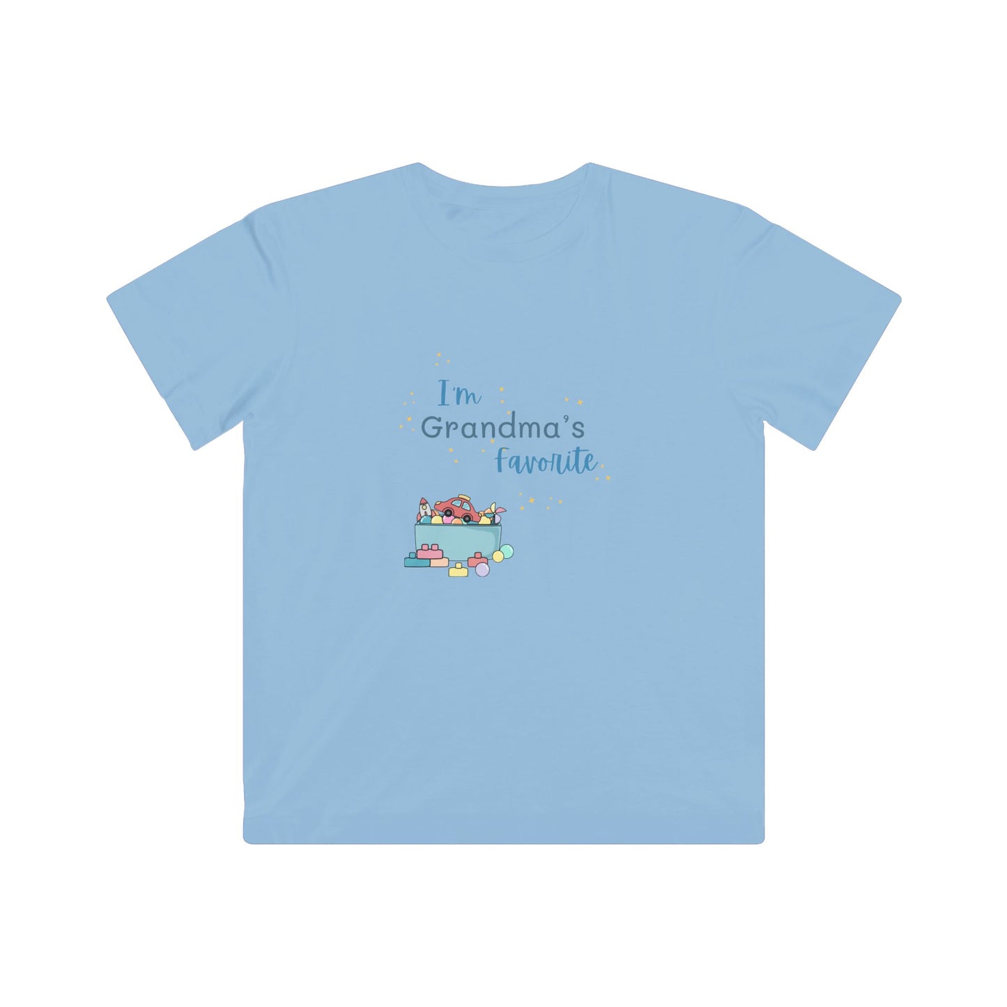 "I'm Grandma's Favorite" Kids Fine Jersey Tee (Unisex)