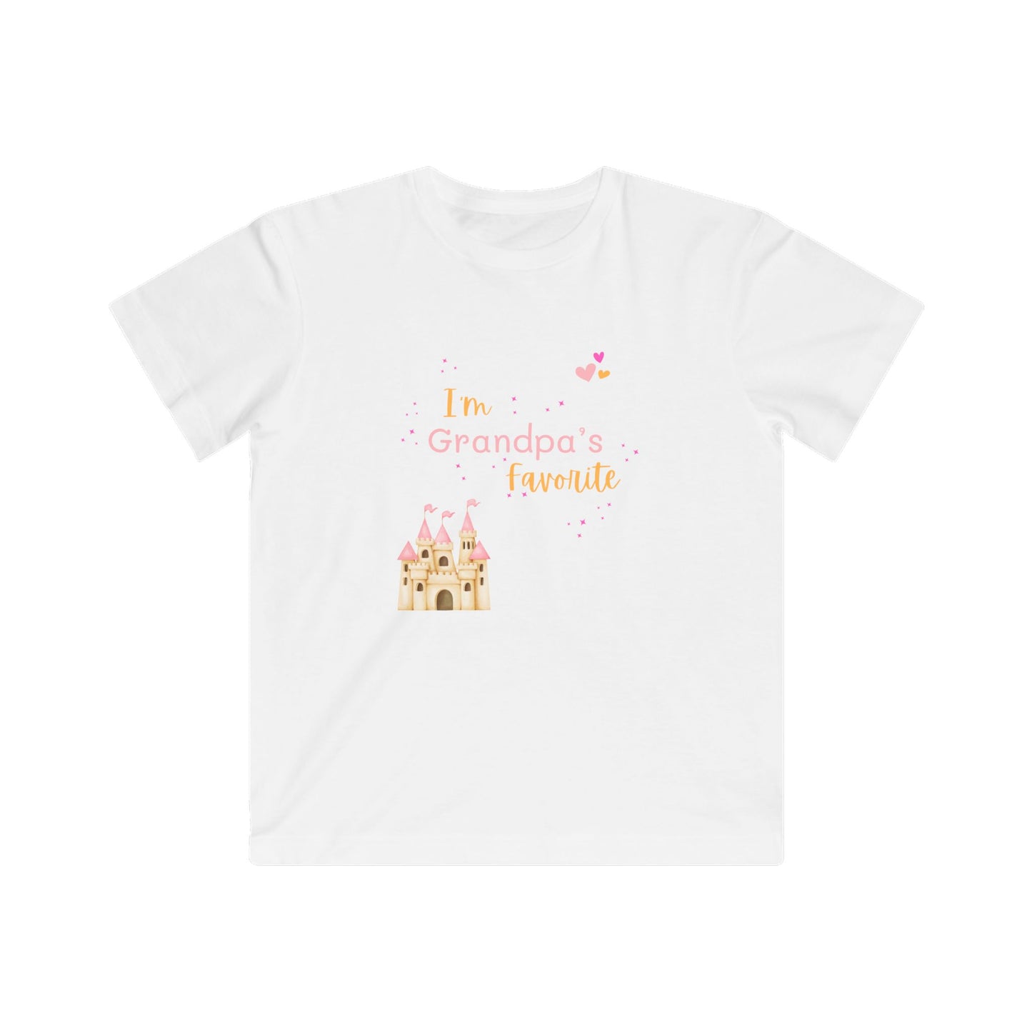"I'm Grandpa's Favorite" Kids Fine Jersey Tee (Unisex)