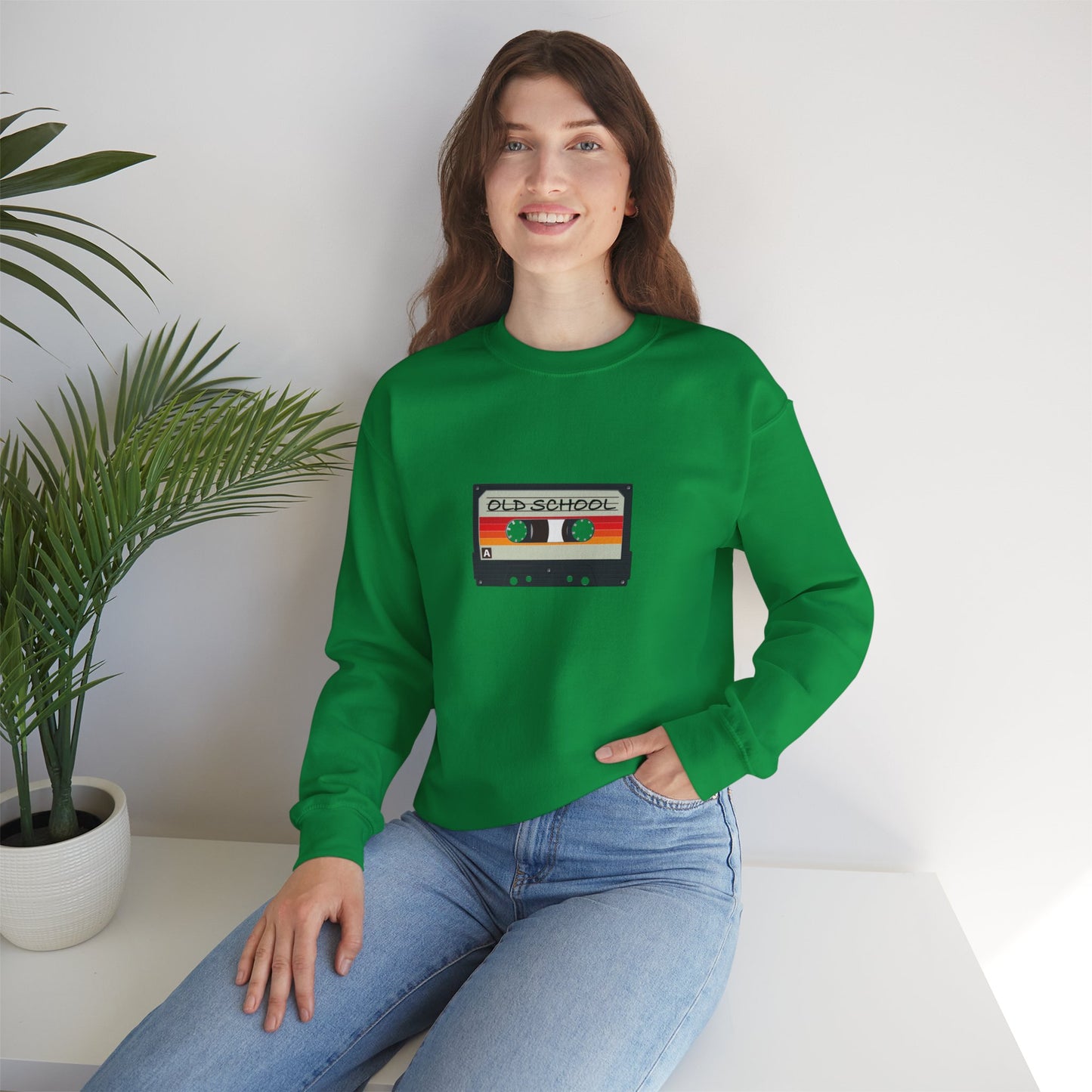 "Old School" Heavy Blend™ Crewneck Sweatshirt (Unisex)