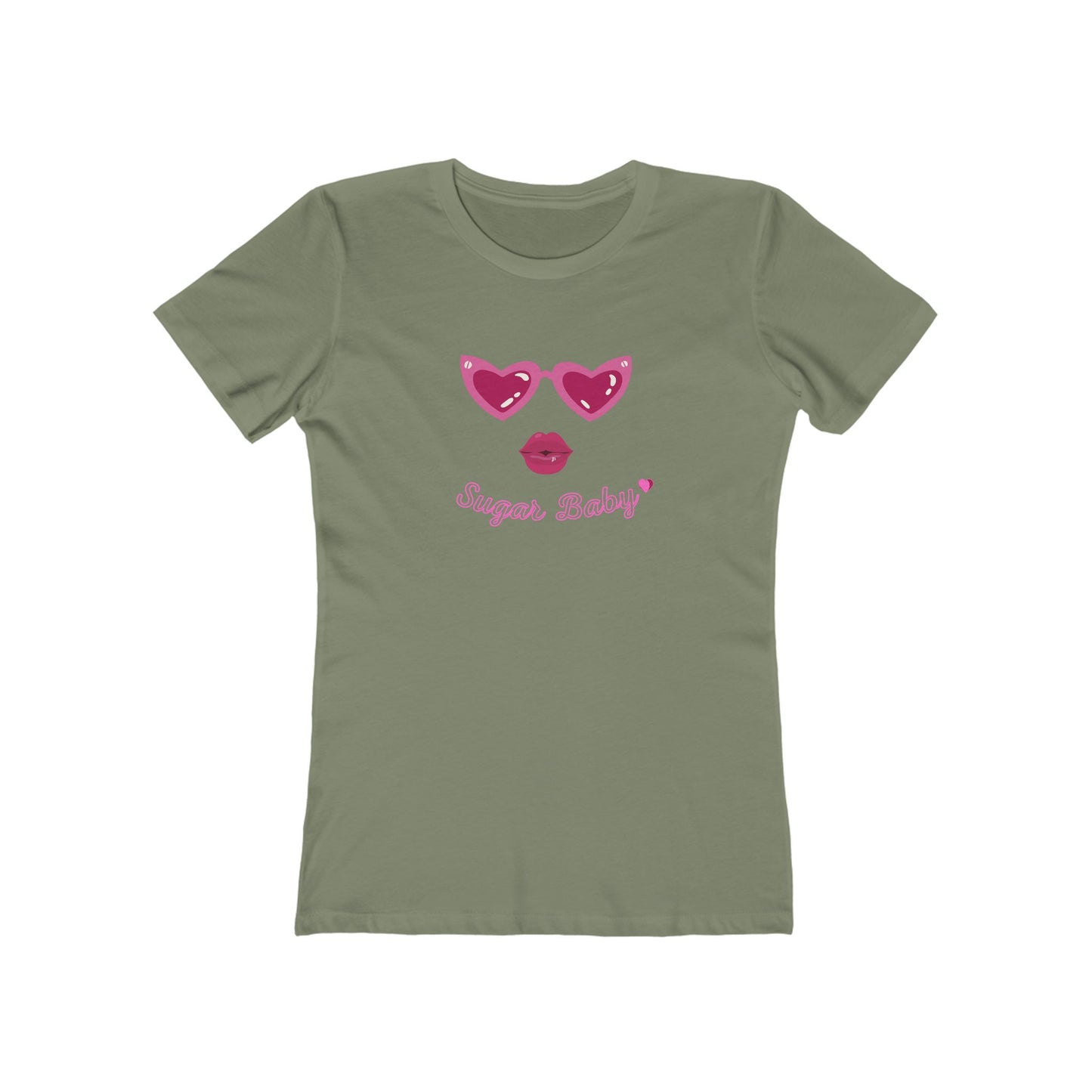 "Sugar Baby" 100% Cotton Women's Boyfriend T-Shirt