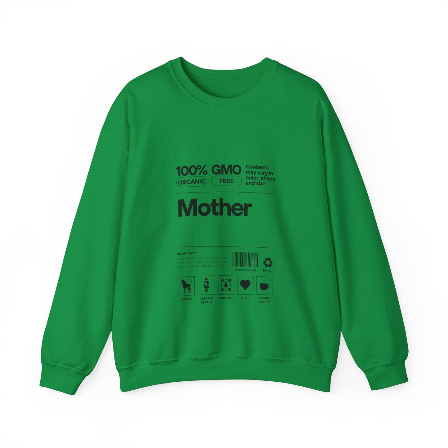"Mother" List Of Ingredients Women's Heavy Blend™ Crewneck Sweatshirt