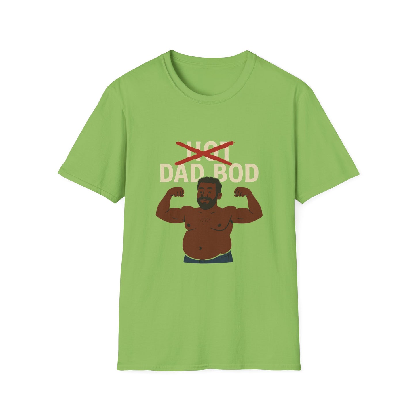 Vintage Hot Dad Bod Softstyle T-Shirt