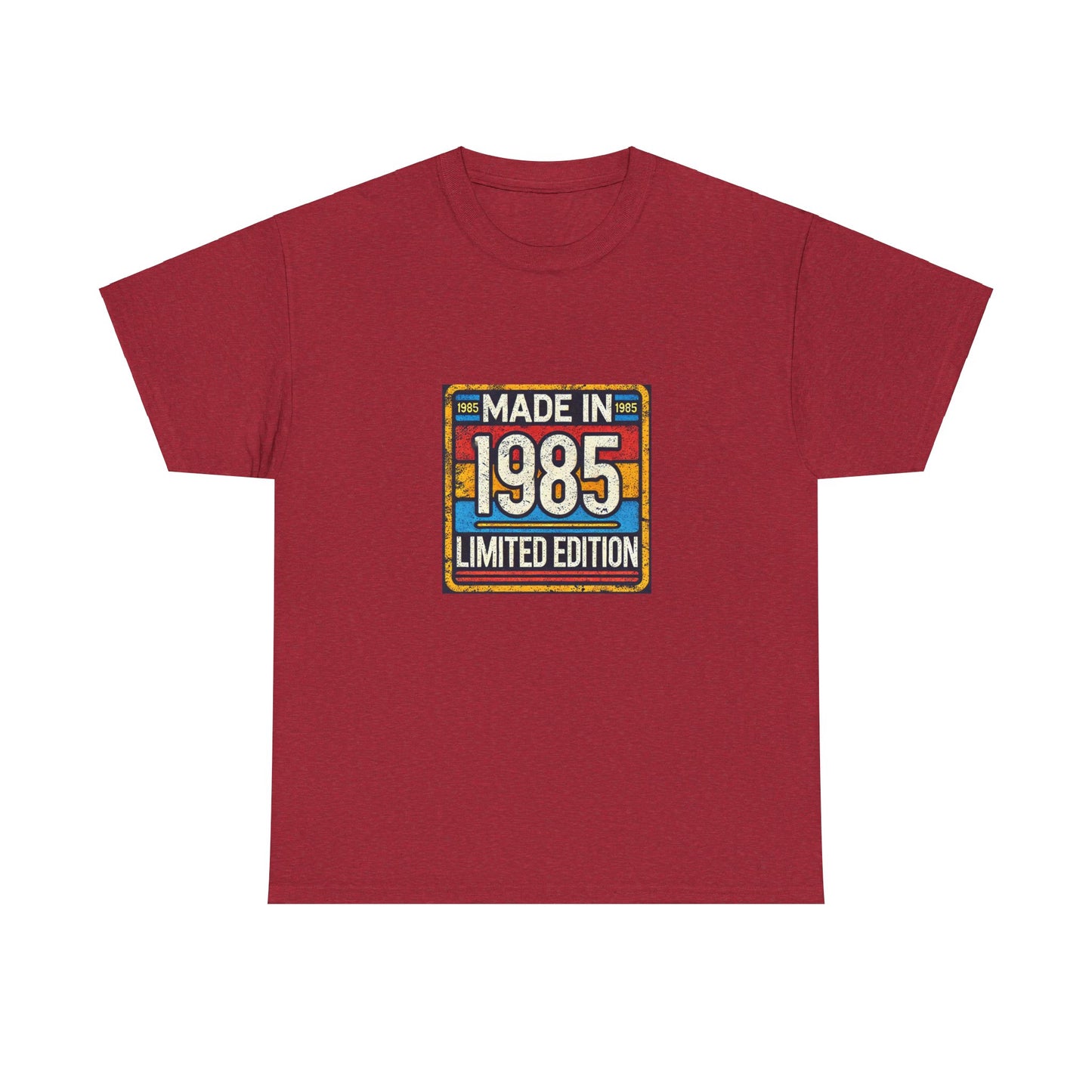 "Made In 1985 Label" 100% Cotton Limited Edition T-Shirt (Unisex)