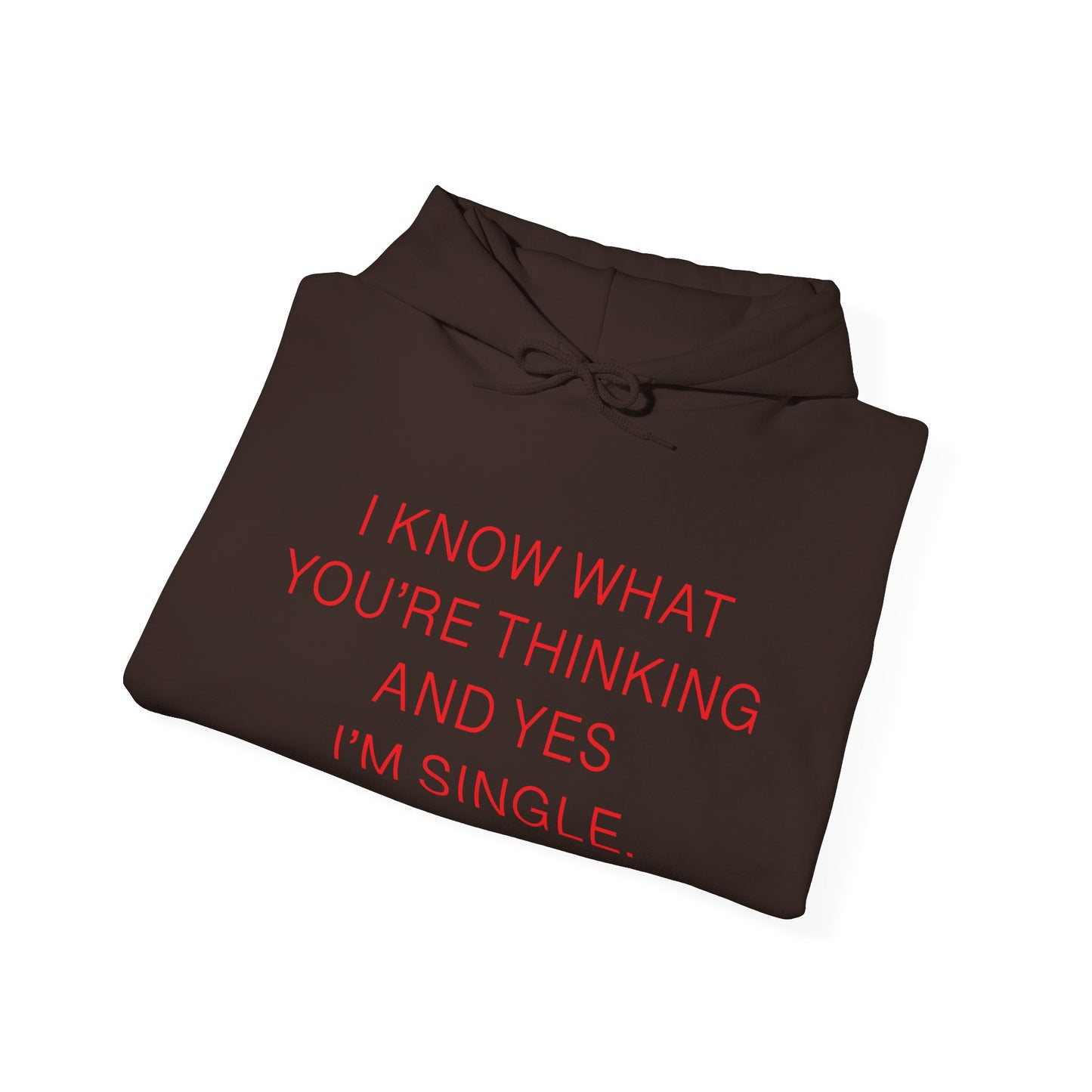 "I Am Single" Heavy Blend™ Hoodie Sweatshirt (Unisex)