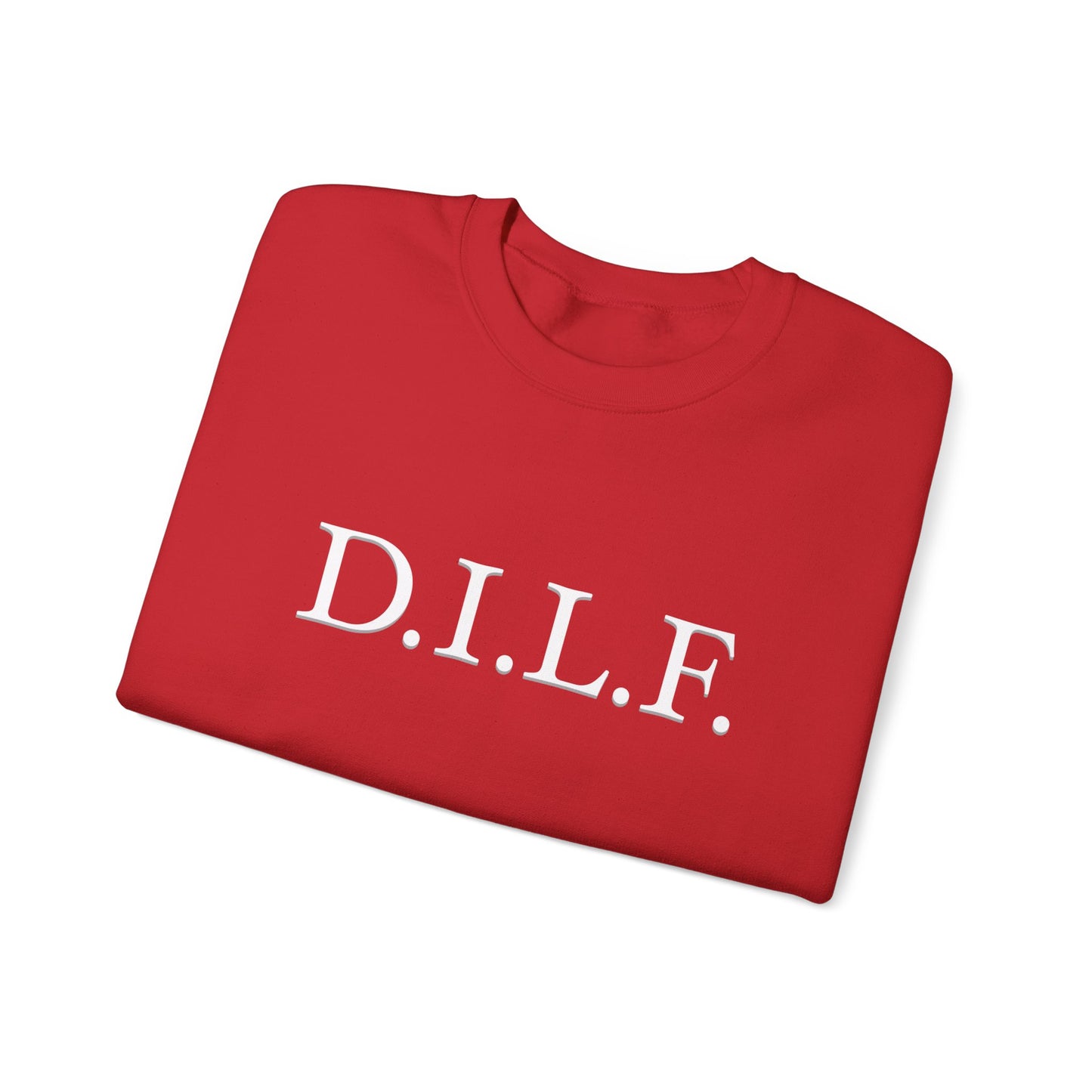 "D.I.L.F". Heavy Blend™ Men's Crewneck Sweatshirt