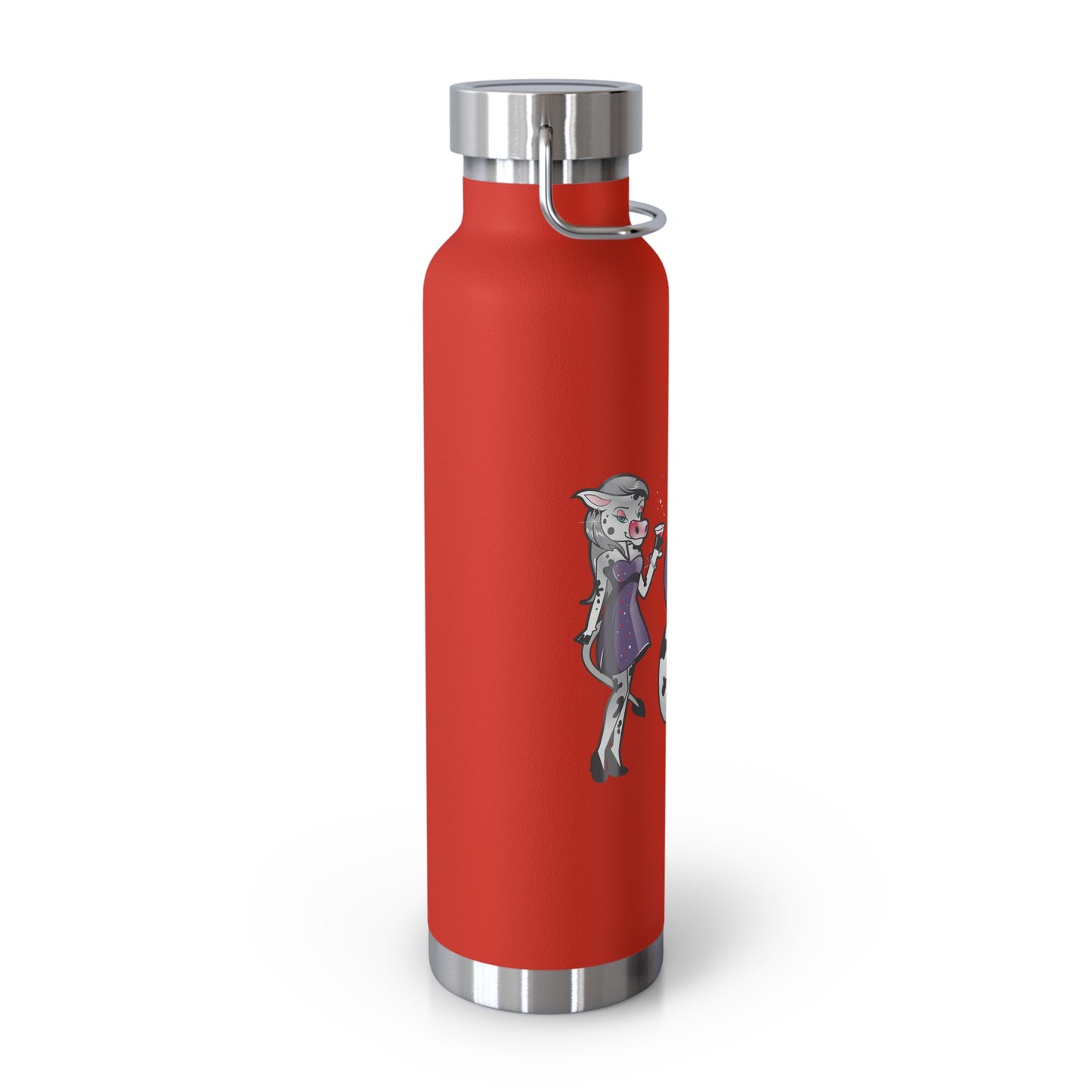 Old Cow Logo, Eco-Friendly 22oz Vacuum Insulated Bottle - BPA Free