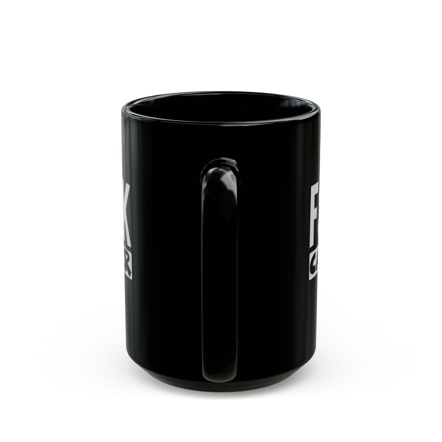 "Fuck Cancer" Black Coffee Mug, 11 0z and 15 Oz