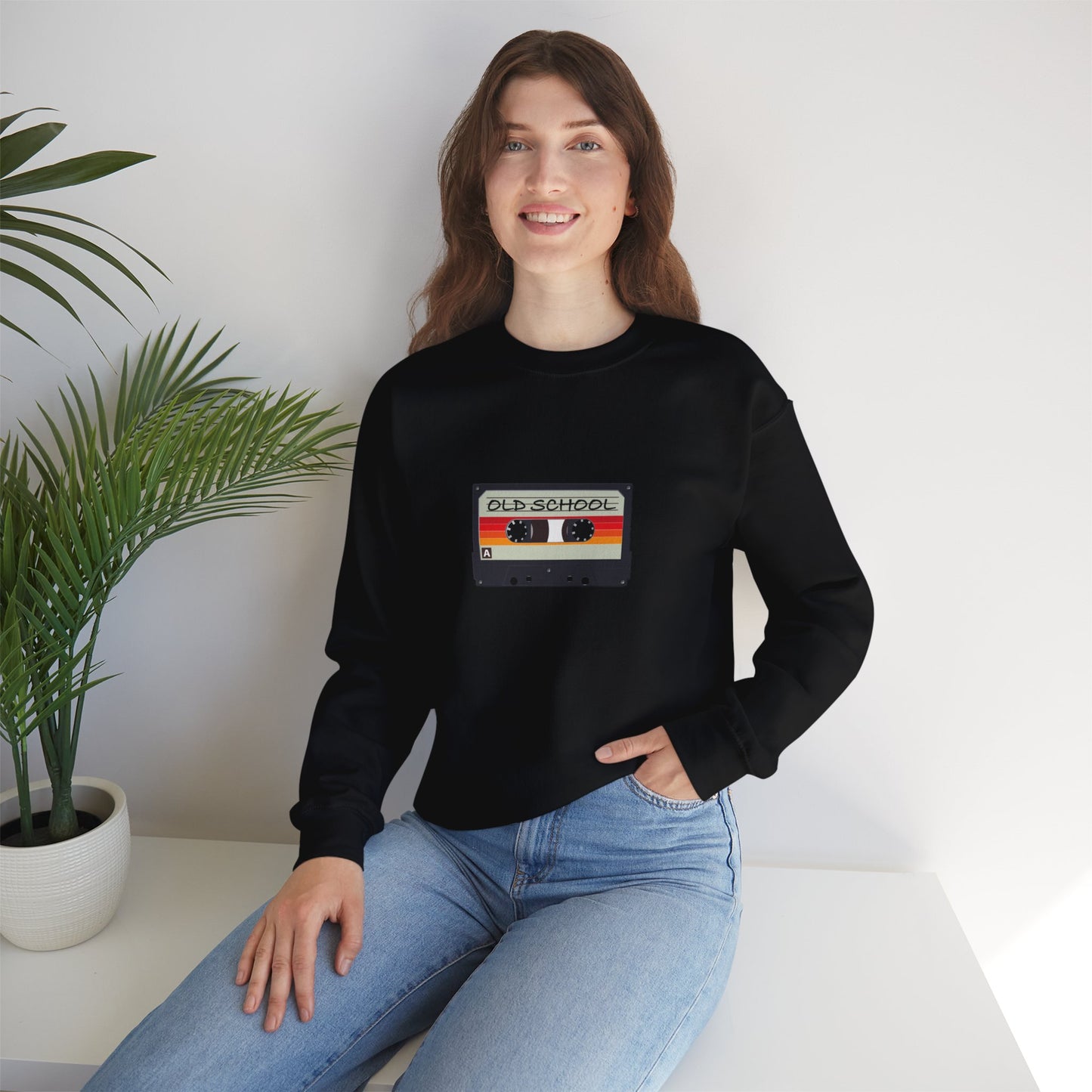 "Old School" Heavy Blend™ Crewneck Sweatshirt (Unisex)