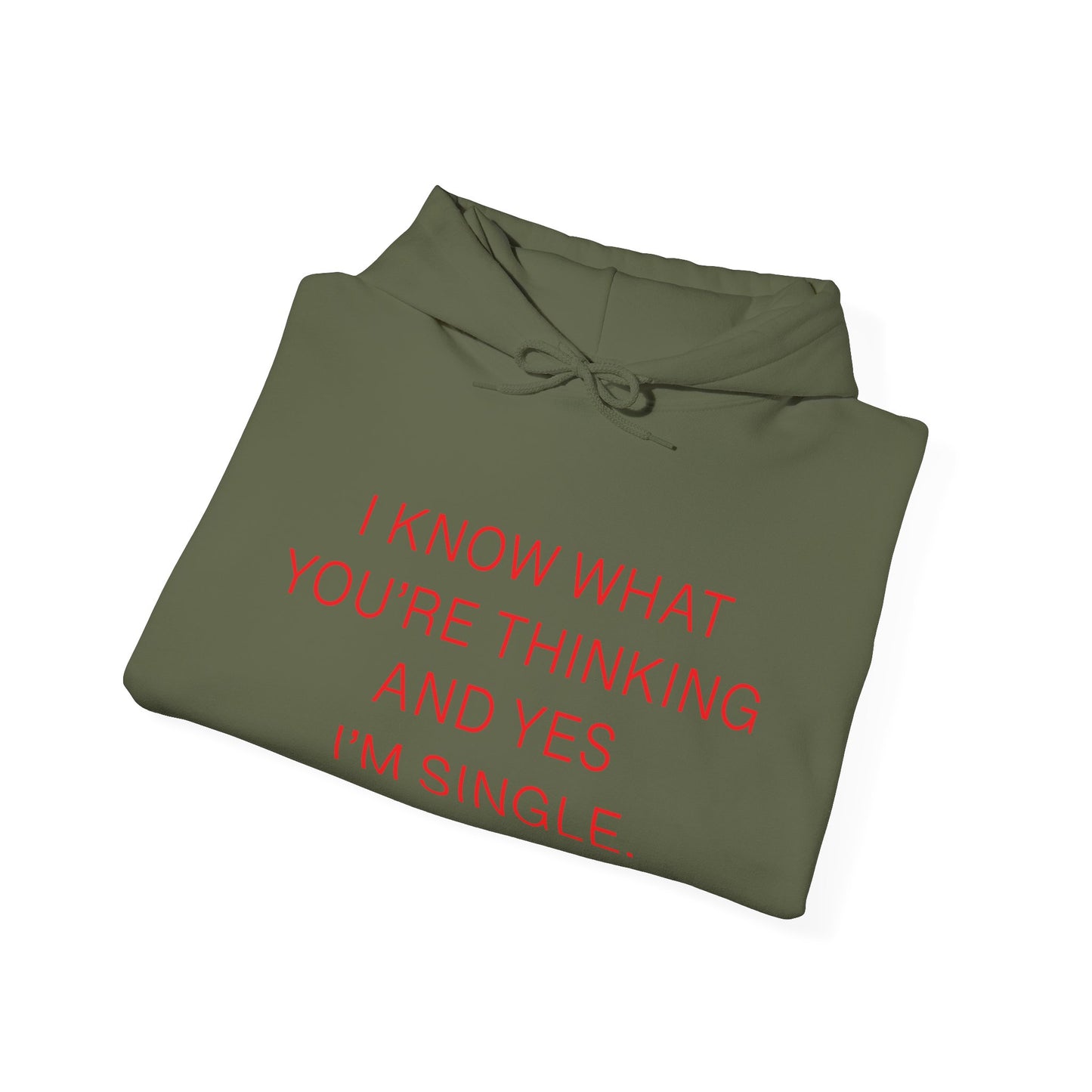 "I Am Single" Heavy Blend™ Hoodie Sweatshirt (Unisex)