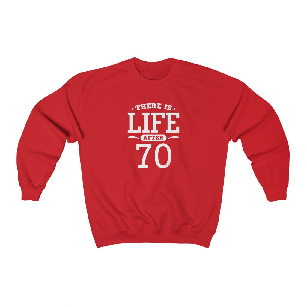 "There is Life After 70" Heavy Blend™ Crewneck Sweatshirt (Unisex)