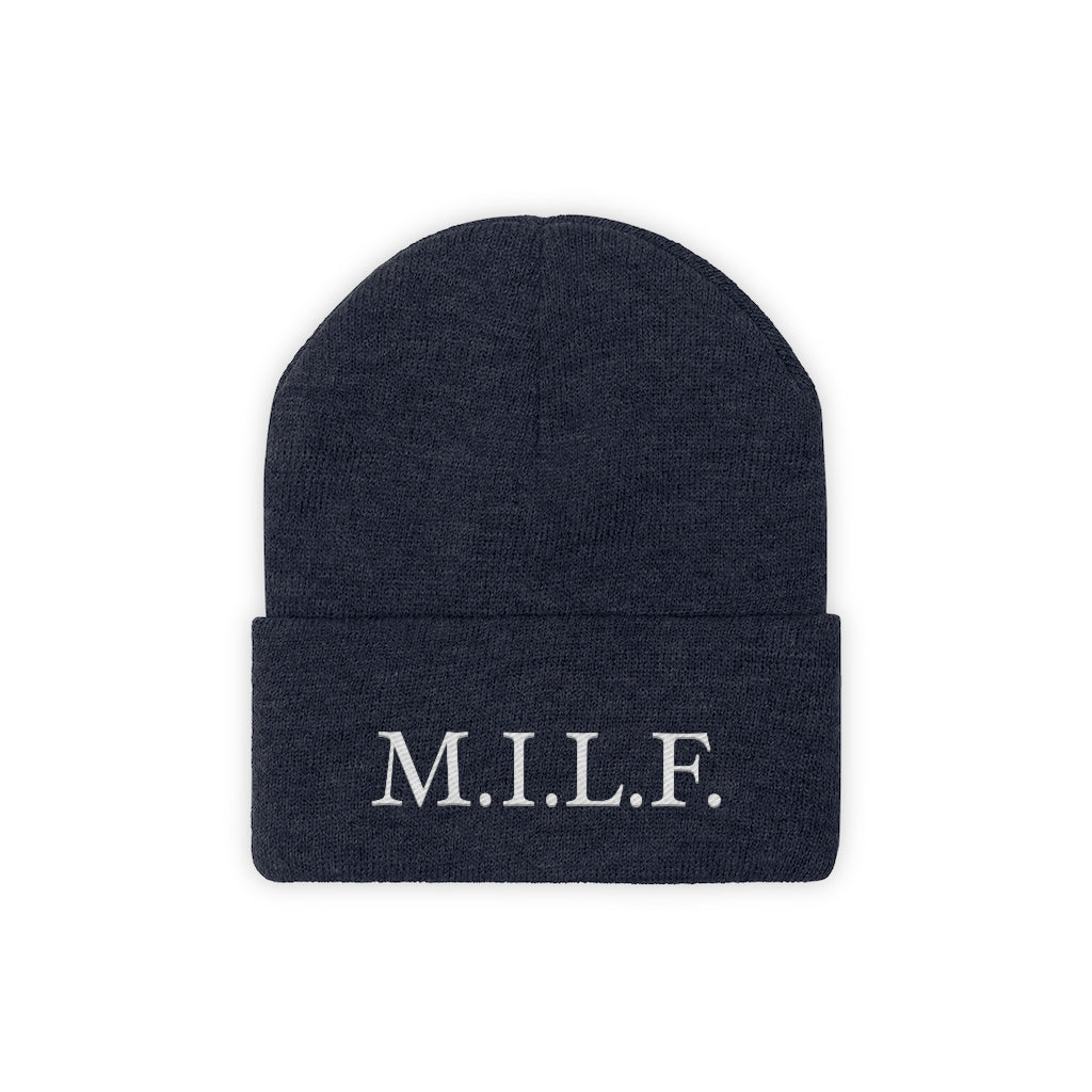Women's "M.I.L.F." Knit Beanie