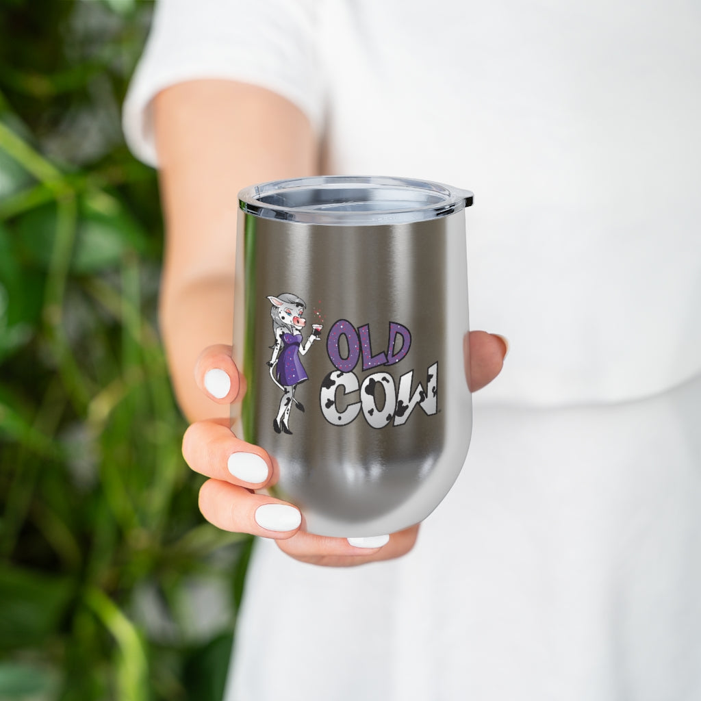 Old Cow 12oz Insulated Wine Tumbler (Featuring The Old Cow)
