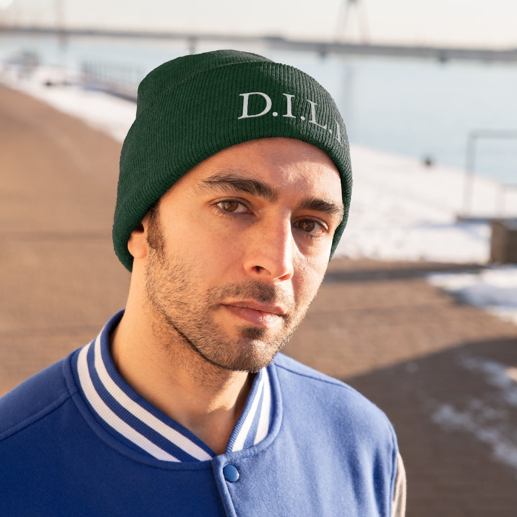 Men's "D.I.L.F." Knit Beanie
