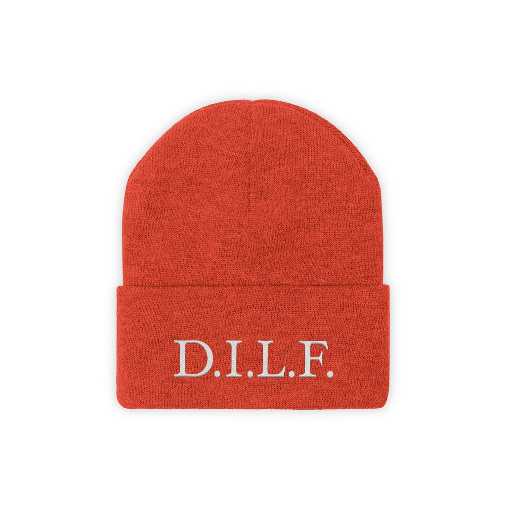 Men's "D.I.L.F." Knit Beanie