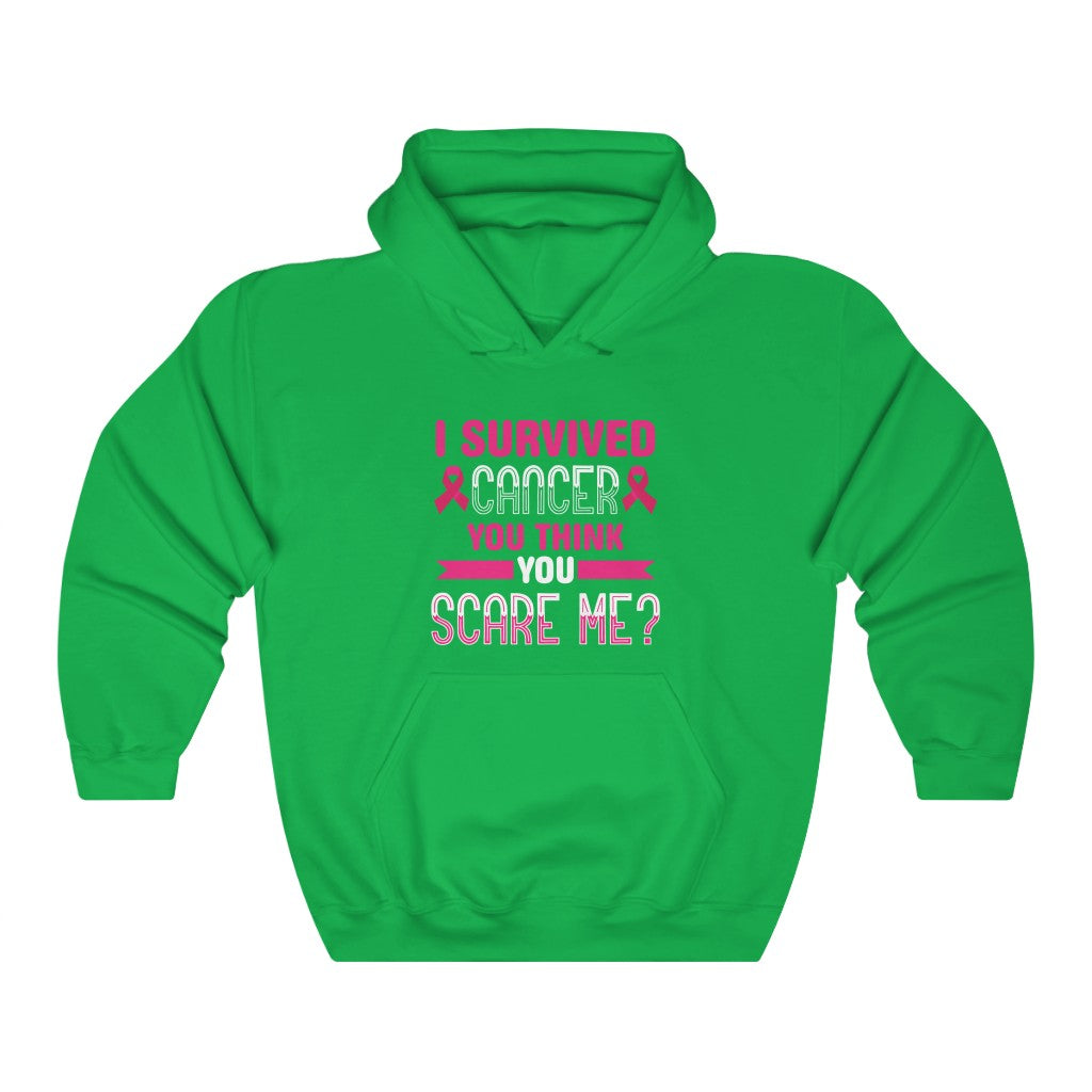 "I Survived Cancer. You Think You Scare Me" Heavy Blend™ Hoodie Sweatshirt