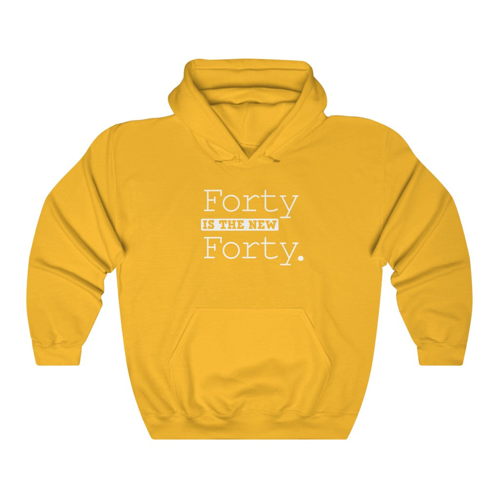 "Forty Is the New Forty" Heavy Blend™ Hoodie Sweatshirt (Unisex)