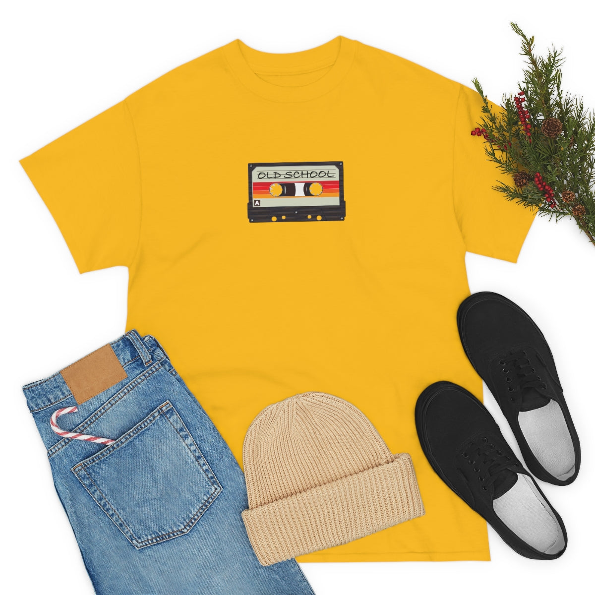 "Old School" 100% Cotton T-Shirt (Unisex)