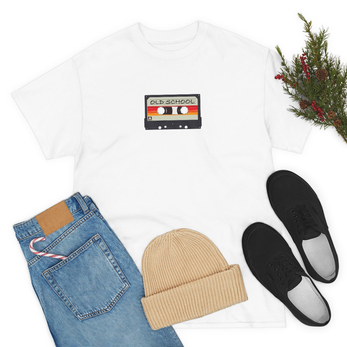 "Old School" 100% Cotton T-Shirt (Unisex)