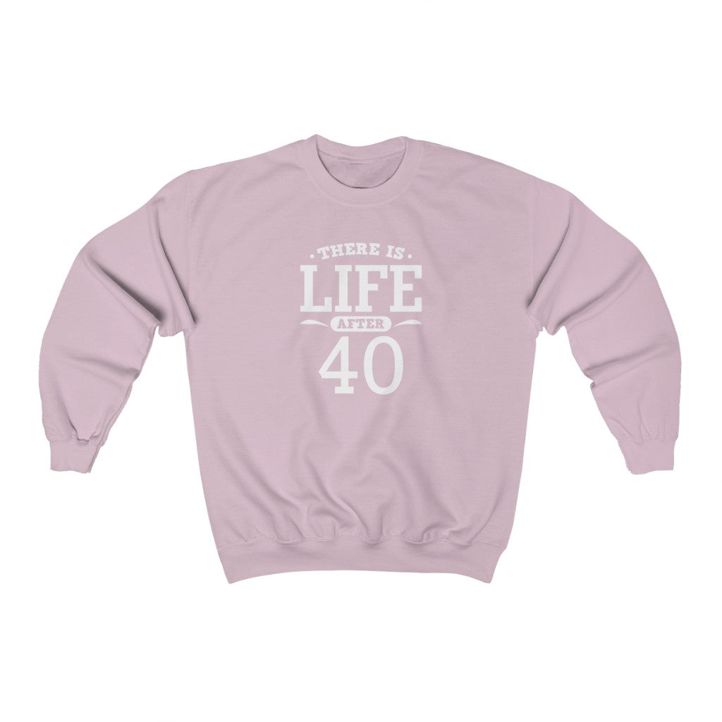 "There is Life After 40" Heavy Blend™ Crewneck Sweatshirt (Unisex)