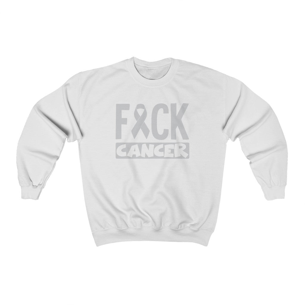 "F*** Cancer" Heavy Blend™ Crewneck Sweatshirt (Unisex)