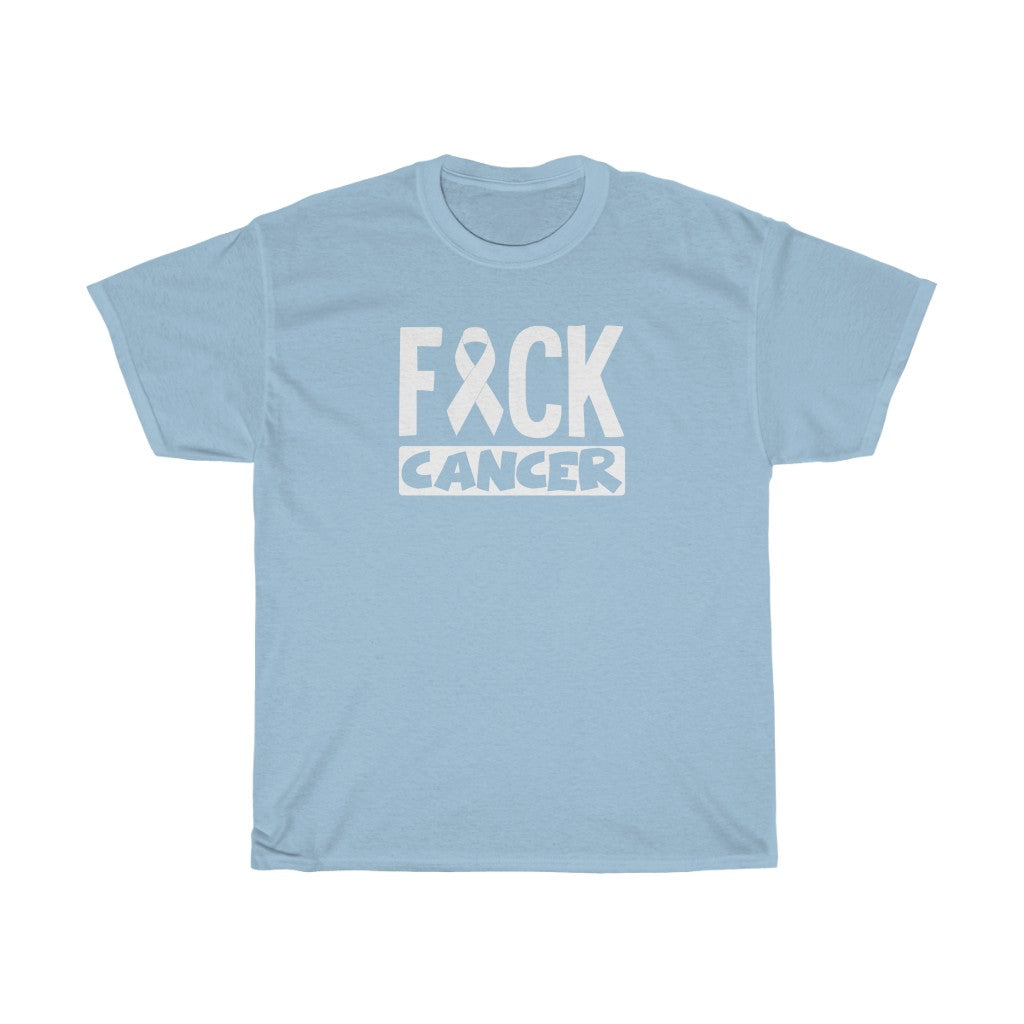 "F*** Cancer" 100% Cotton Heavy T-Shirt (Unisex)