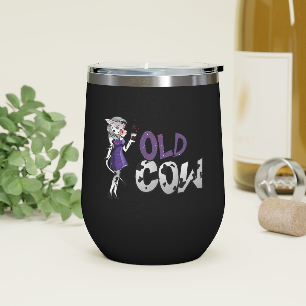 Old Cow 12oz Insulated Wine Tumbler (Featuring The Old Cow)