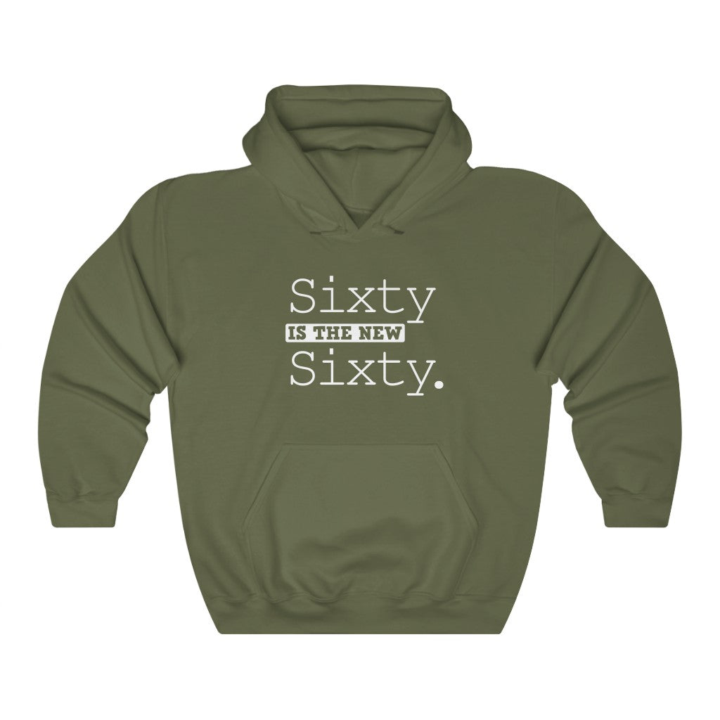 "Sixty Is the New Sixty" Heavy Blend™ Hoodie Sweatshirt (Unisex)