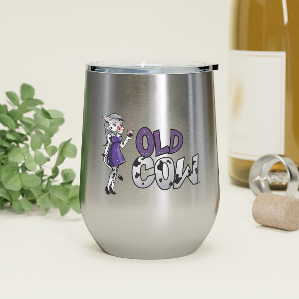 Old Cow 12oz Insulated Wine Tumbler (Featuring The Old Cow)