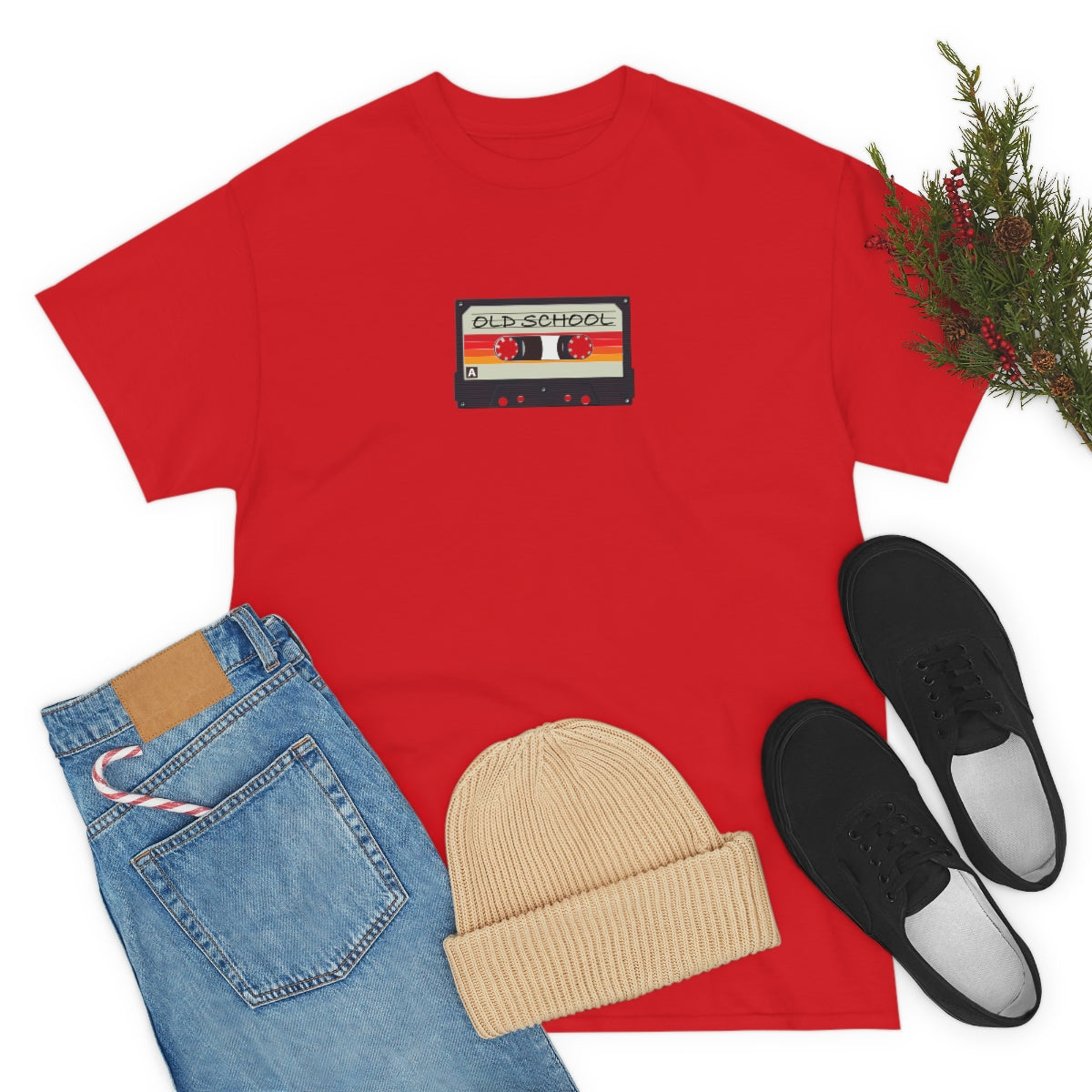 "Old School" 100% Cotton T-Shirt (Unisex)
