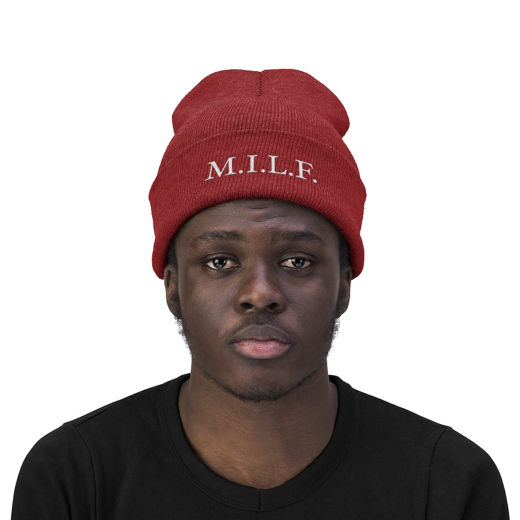 Women's "M.I.L.F." Knit Beanie