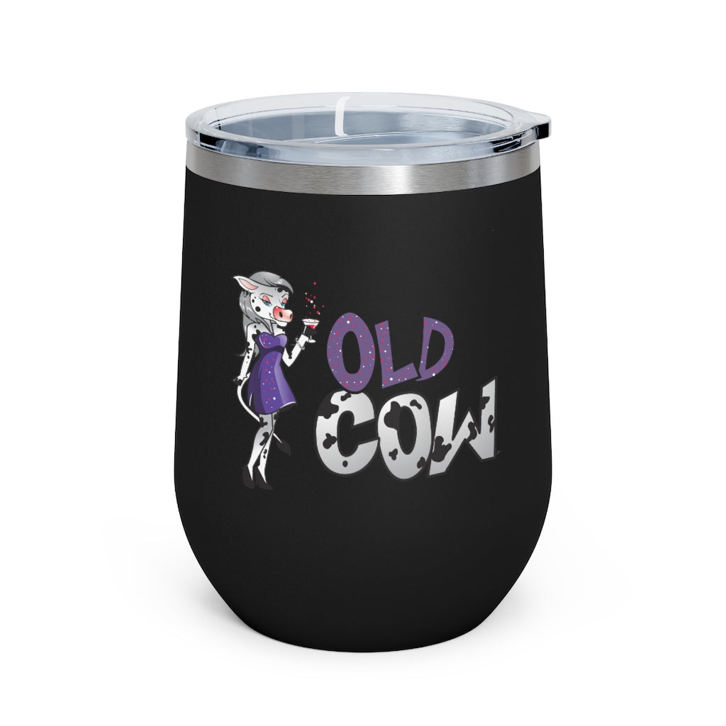 Old Cow 12oz Insulated Wine Tumbler (Featuring The Old Cow)